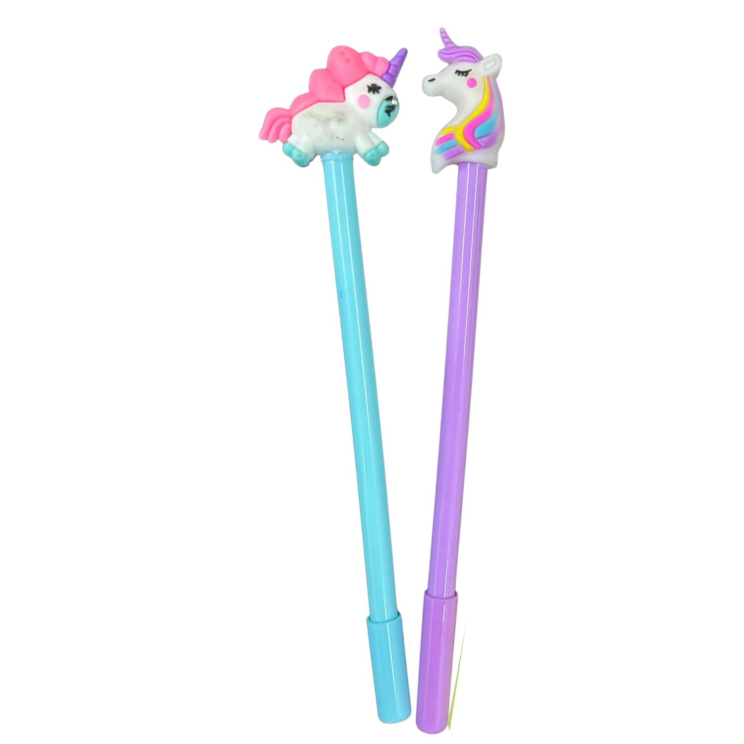 Ball Pen | Gel Pens - Astronaut & Unicorn Design - for Kids, Girls, Boys, Students, School, Birthday Gift & Return Gifts- Pack of 2 - Apkamart #Style_Pack Of 2