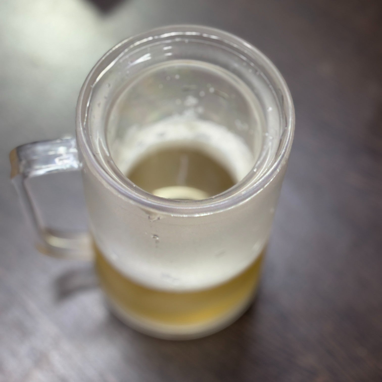 Beer Mug | Double Wall Insulated Gel Plastic Pint Glass | Freezable Mug for Chilled Beer, Juice & Drinks – Keeps Beverage Cold Longer - 350ml - Apkamart