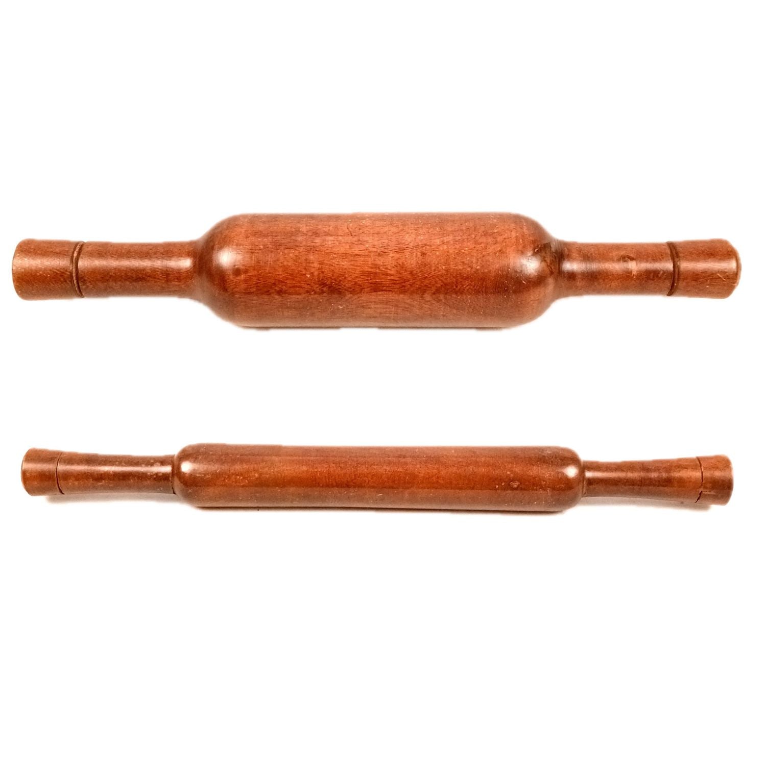 Sheesham Wood Belan Set | Rolling Pin - Thin & Thin Size Combo | Roti Belan | Chapati Roller | Latna | Gujrati Belni for Making Roti, Paratha, Puri, Papad - for Home & Kitchen - 14 Inch - Apkamart