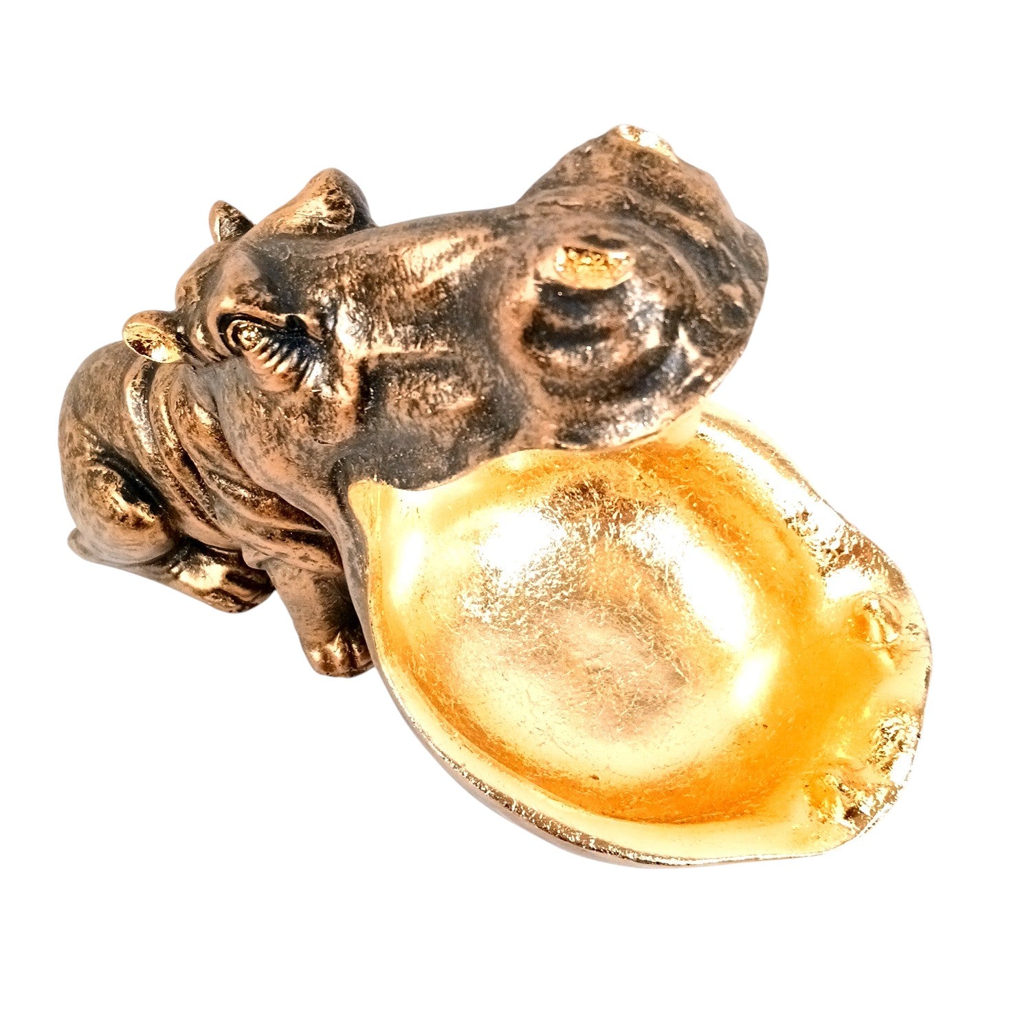 Big Mouth Hippopotamus Statue | Hippo Showpiece for Vastu & Home Décor | Decorative Animal Figurine for Living Room, Office Table & Gifting - 10 Inch - Apkamart