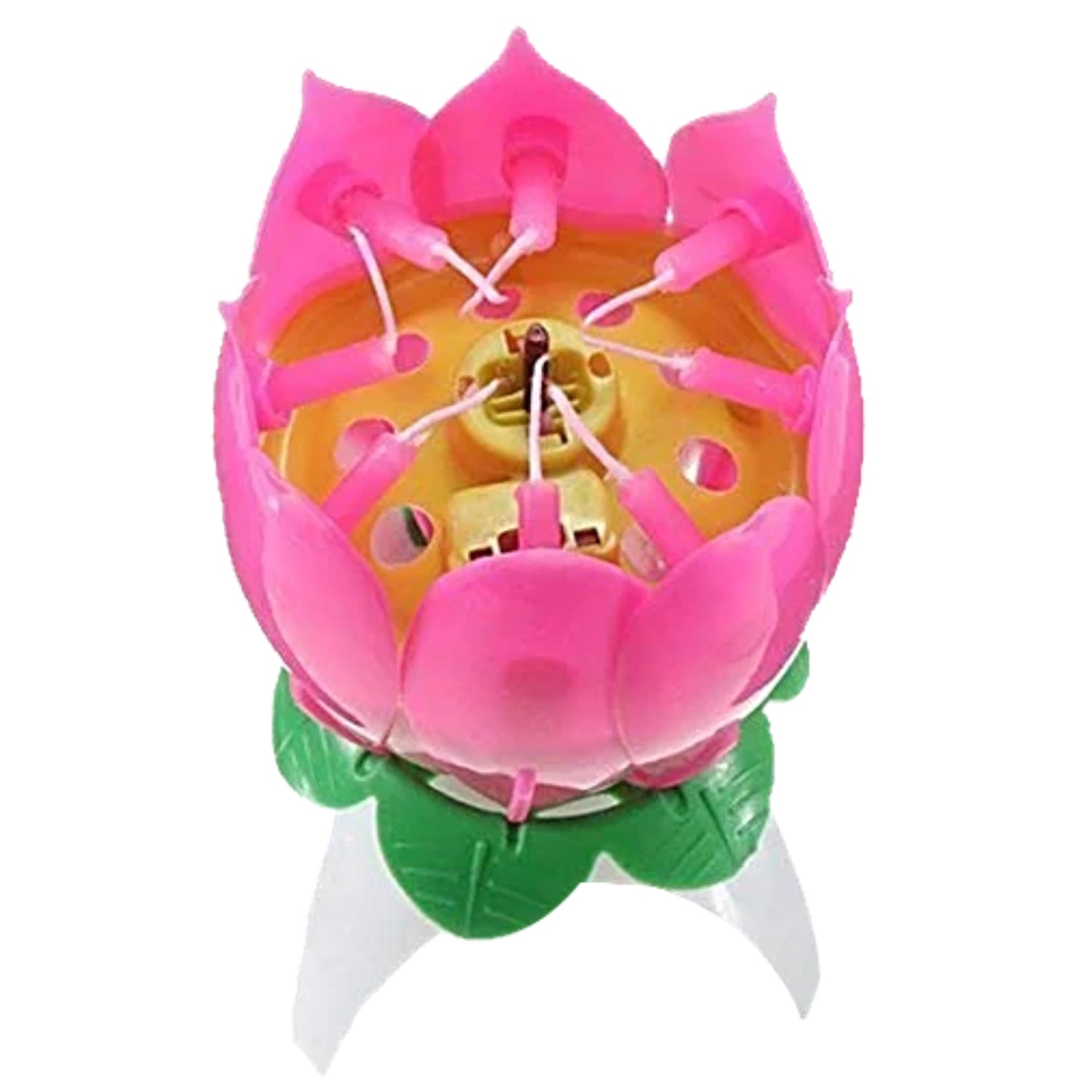 Lotus Birthday Candle Decorative Kids Cake - 5 Inch