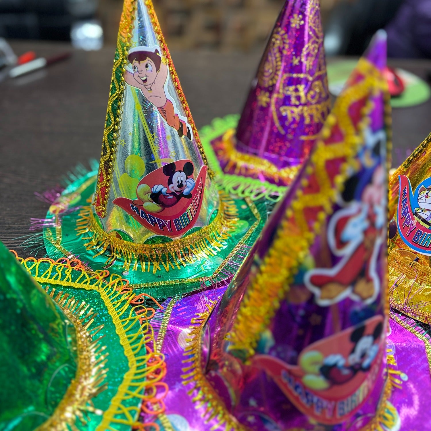 Happy Birthday Caps For Kids Party Celebration