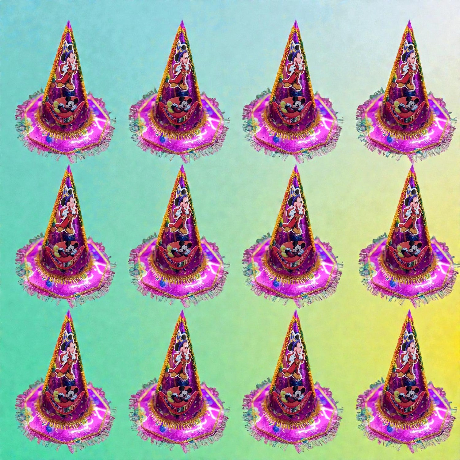 Birthday Caps for Kids | Happy Birthday Party Caps for Kids | Colorful Birthday Cap for Kids Celebration | Birtday Party Caps for Home & School Parties - Apkamart #Style_Pack Of 12