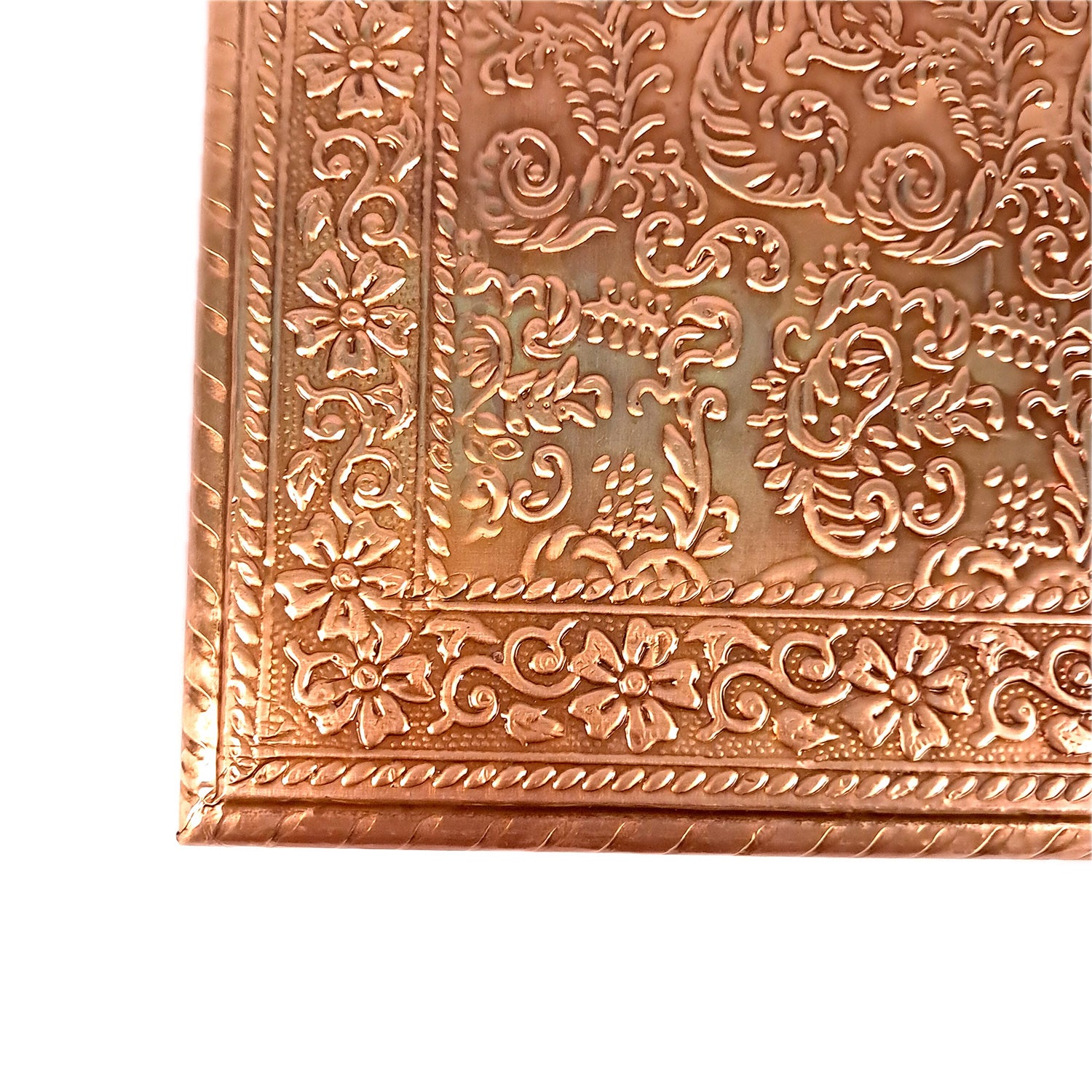 Wooden Chowki for Pooja | Decorative Brass Bajot | Peeta/Patla for Puja - for Living Room, Festivals, Diwali, Temple, Pooja, Home Decor & Gifts - apkamart