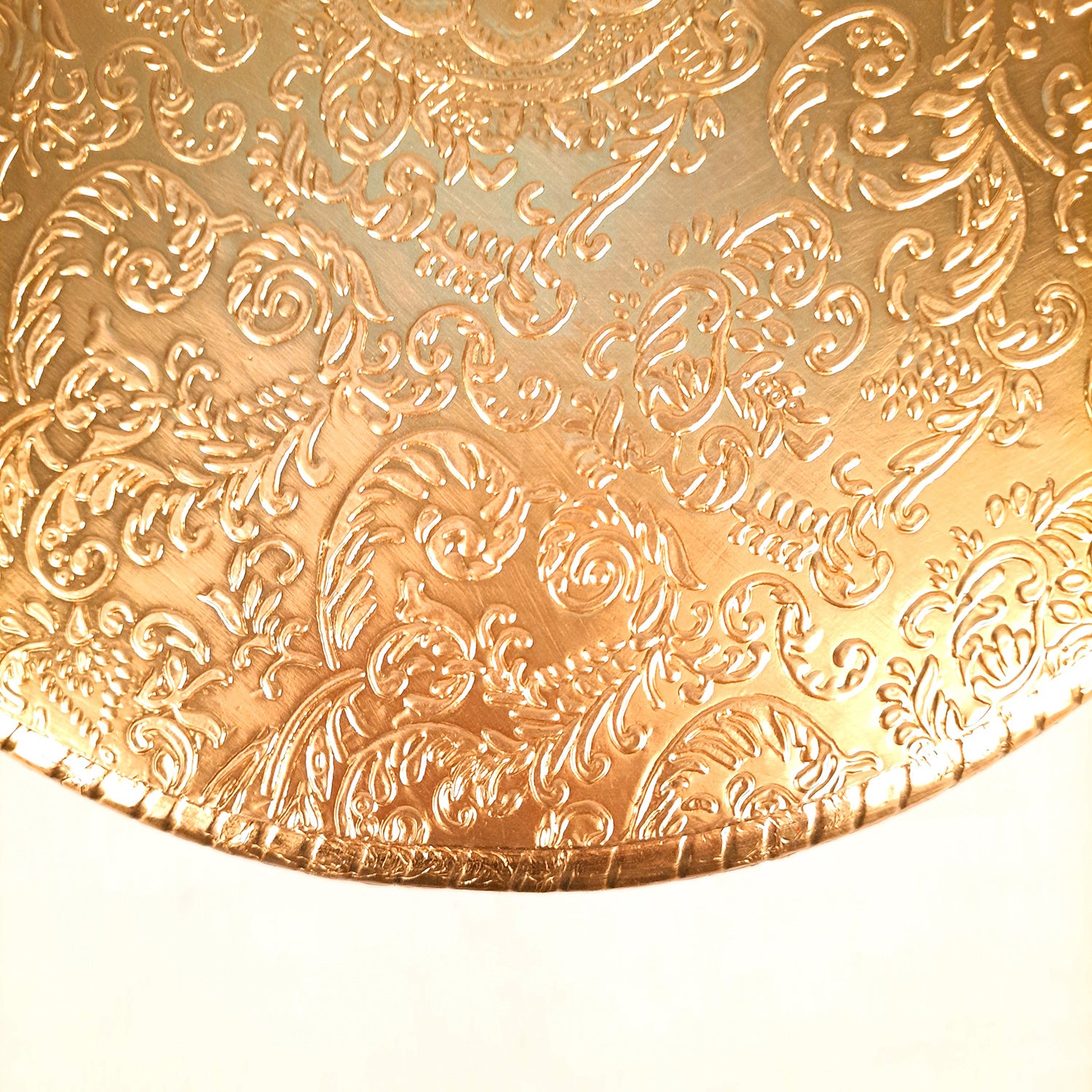 Puja Chowki Bajot | Wooden Brass Chauki | Peeta / Patla for Sitting - For Pooja, Living Room, Home & Corner Decor - 11 Inch - Apkamart