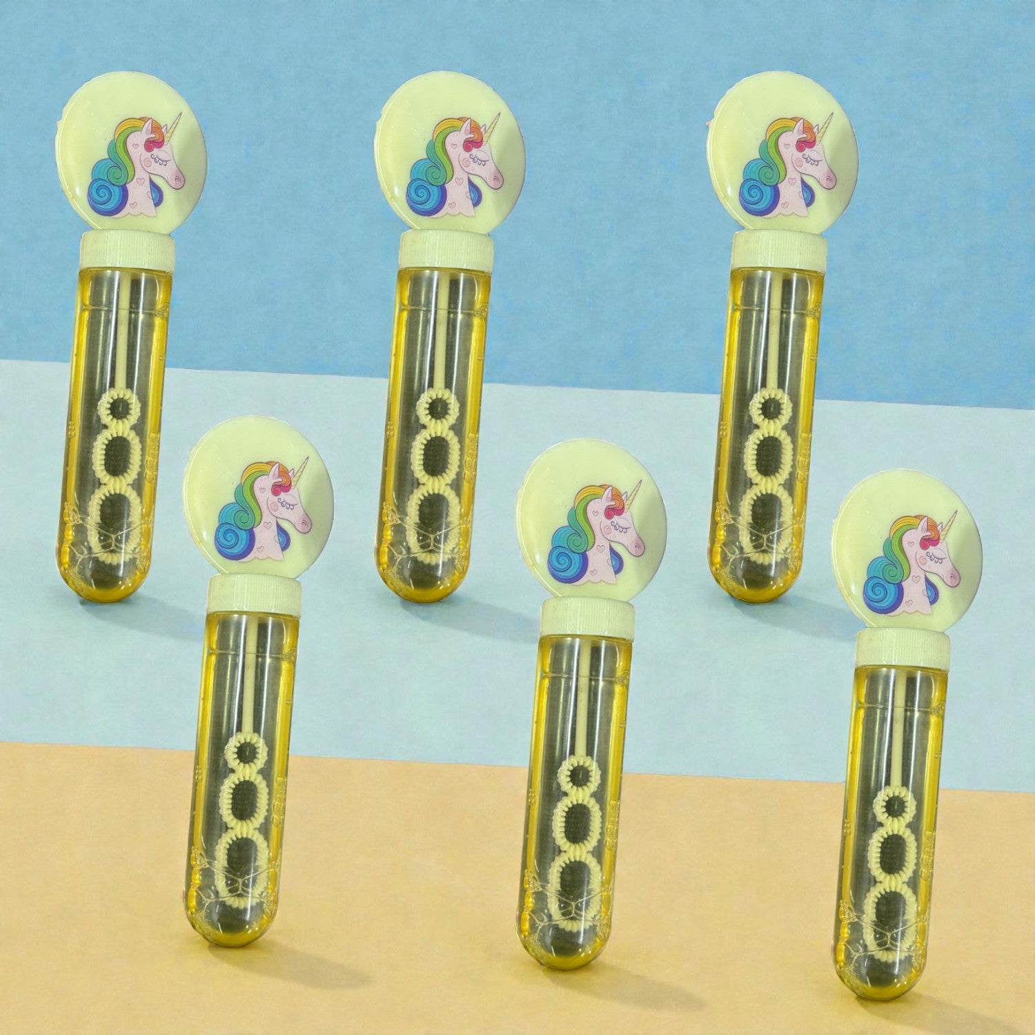 Bubble Maker for Outdoor Fun | Works with All Bubble Solutions | Party Favor, Return Gift - Apkamart #Style_Pack Of 6