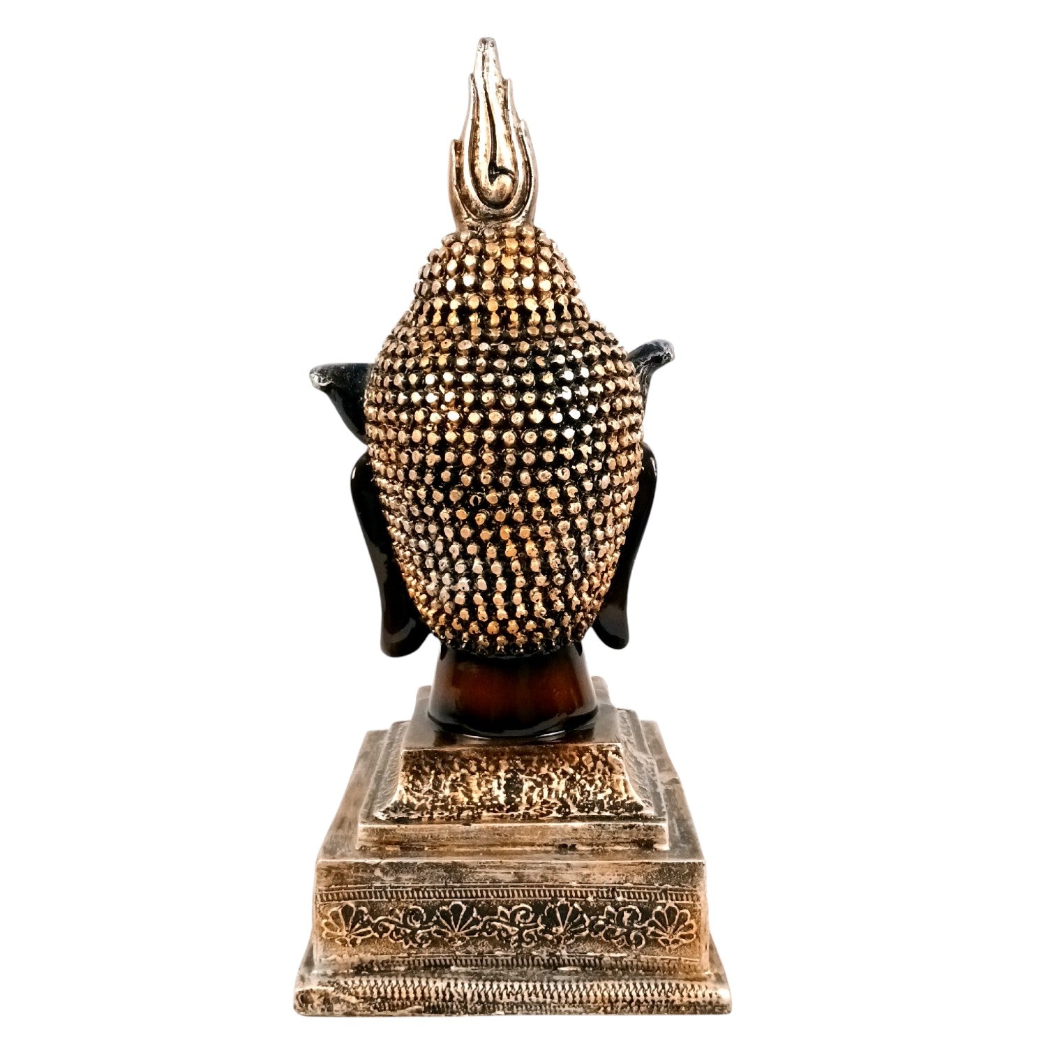 Buddha Head Statues | Lord Gautam Buddha - Idol Showpiece - For Living room, Home, Table, Shelf, Office Décor | Zen Decoration - 15 Inch - Apkamart