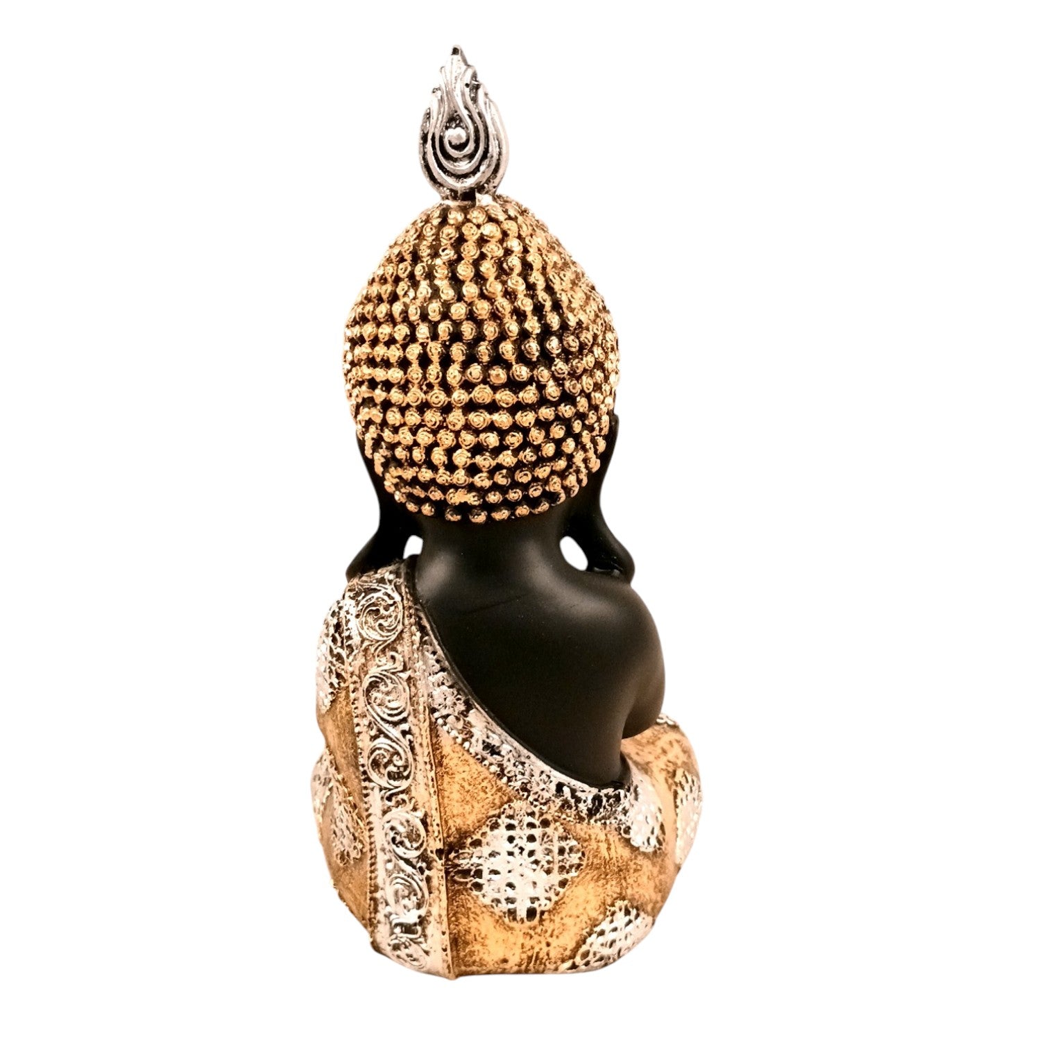 Gautam Buddha Sitting Statue for Home Décor | Peaceful Buddha Idol Showpiece for Living Room, Office, Table & Gifts - 10 Inch - Apkamart