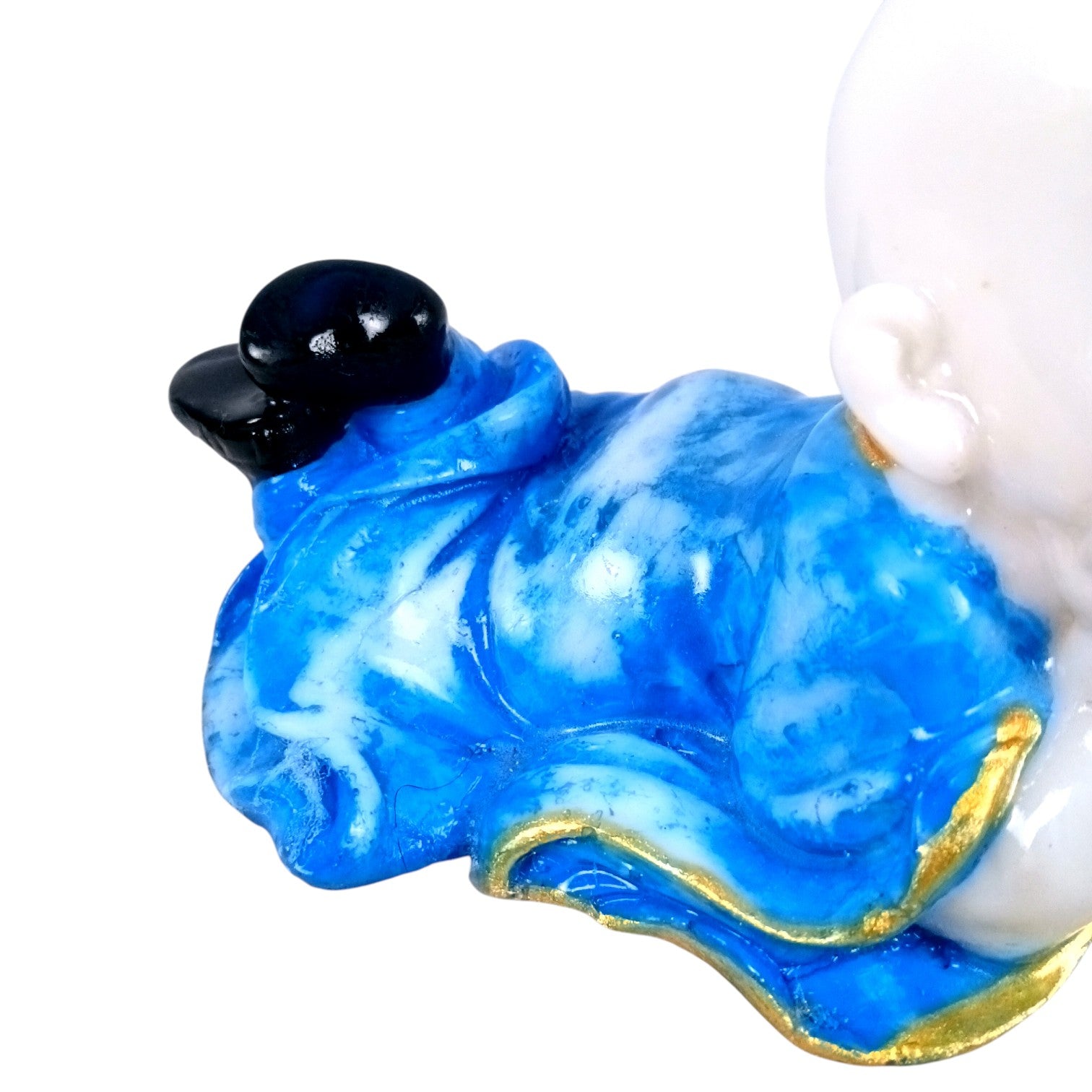 Baby Monk Laughing Buddha Showpiece | Cute Buddha for Home Decor & Office Decor | Decorative Figurine for Living Room, Table & Gifting - 6 Inch - Apkamart