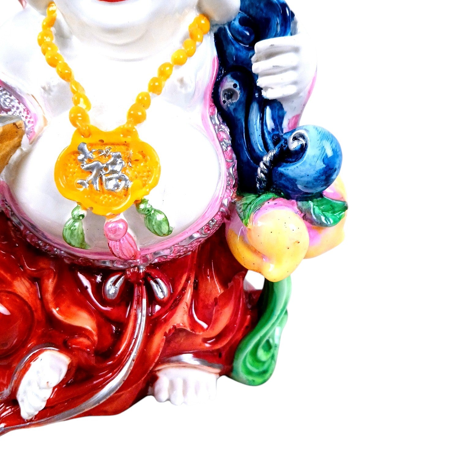 Laughing Buddha Showpiece with Rustic Look | Baby Monk Showpiece - For Home, Table & Office Decor & Gift | Feng Shui Decor - 8 Inch - Apkamart