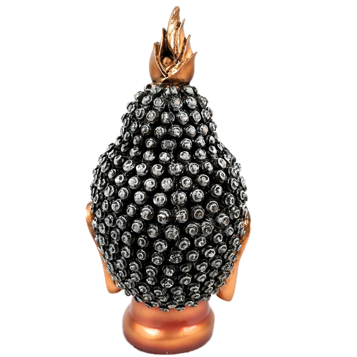 Buddha Head Statue | Lord Gautam Buddha Face Idol Showpiece - for Living Room, Home, Table, Office Decor & Gift - 11 Inch - Apkamart