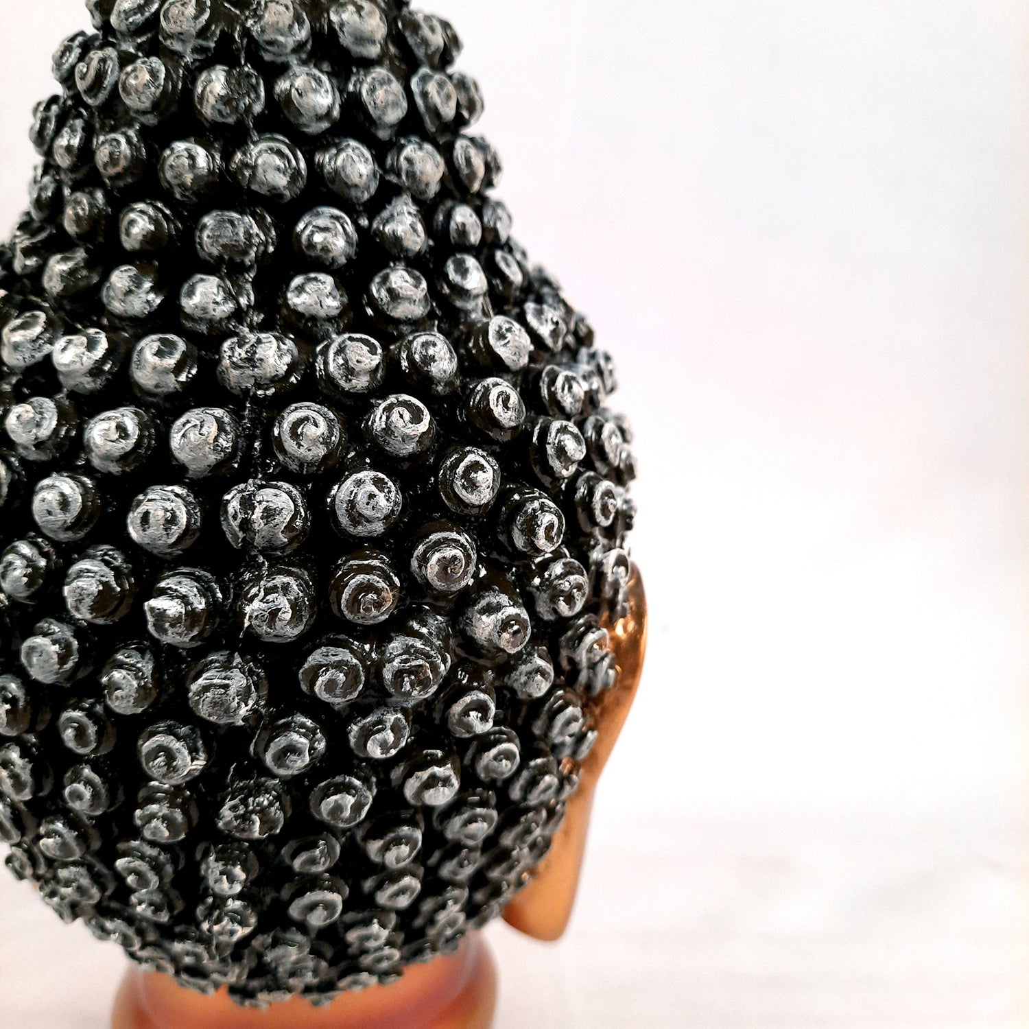 Buddha Head Statue | Lord Gautam Buddha Face Idol Showpiece - for Living Room, Home, Table, Office Decor & Gift - 11 Inch - Apkamart