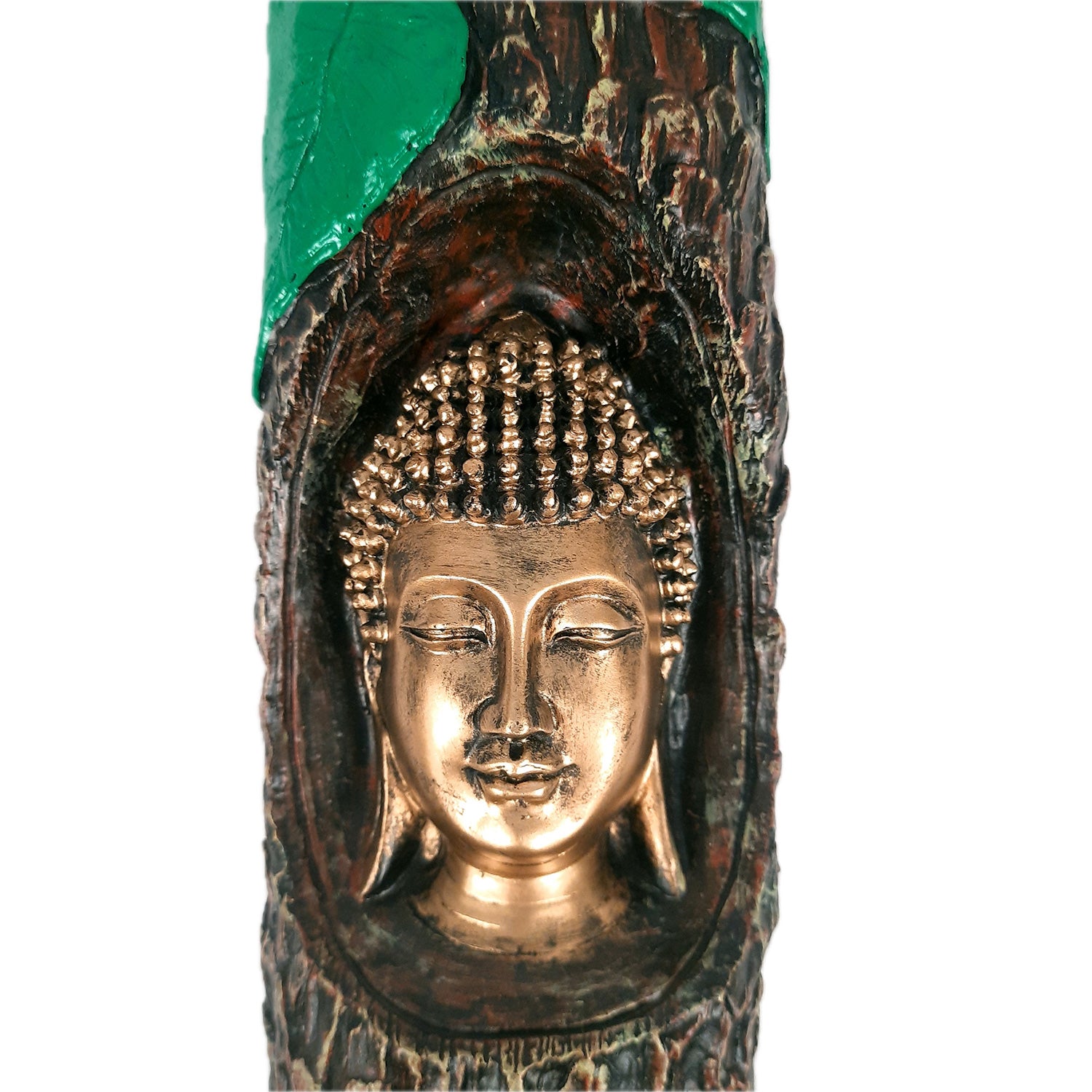 Buddha Head Statue | Buddha Showpiece - For Living room, Home, Table, Shelf, Office Decor | Housewarming & Birthday Gift - Apkamart #Size_18 Inch