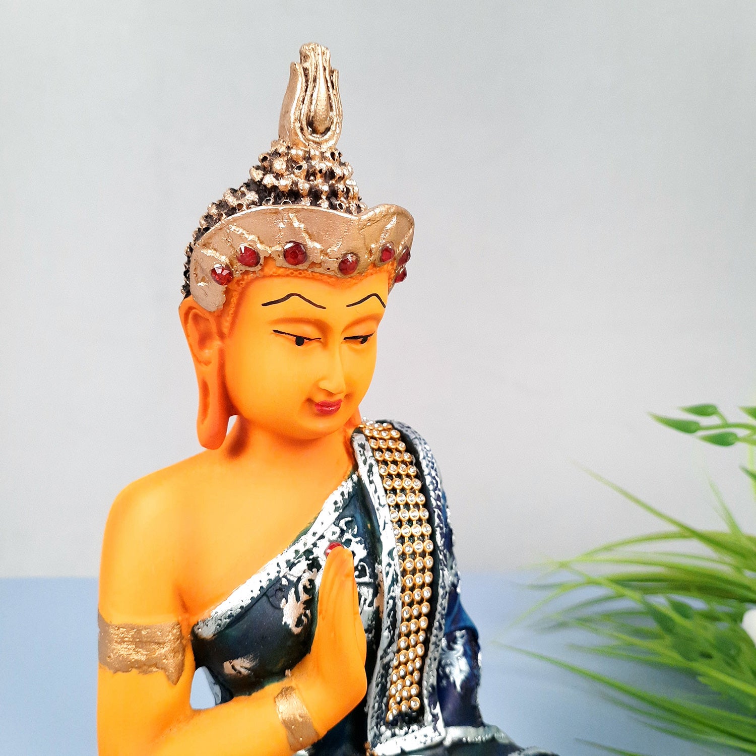 Lord Buddha Statue for Office Decoration - 10 Inches - ApkaMart