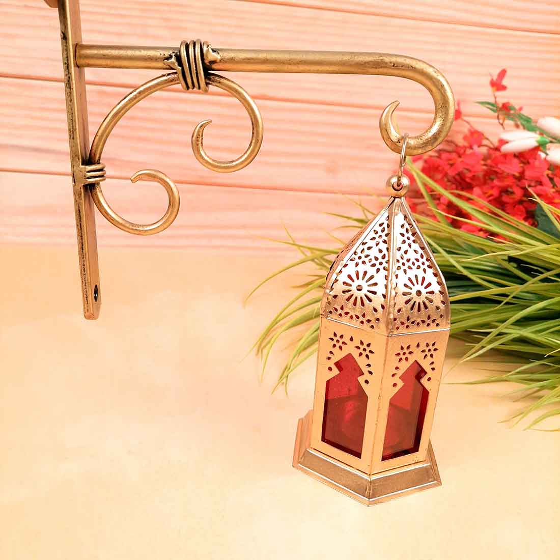 Metal Wall Hook - For Hanging Pots, Plants & Votives - 8 Inch - ApkaMart