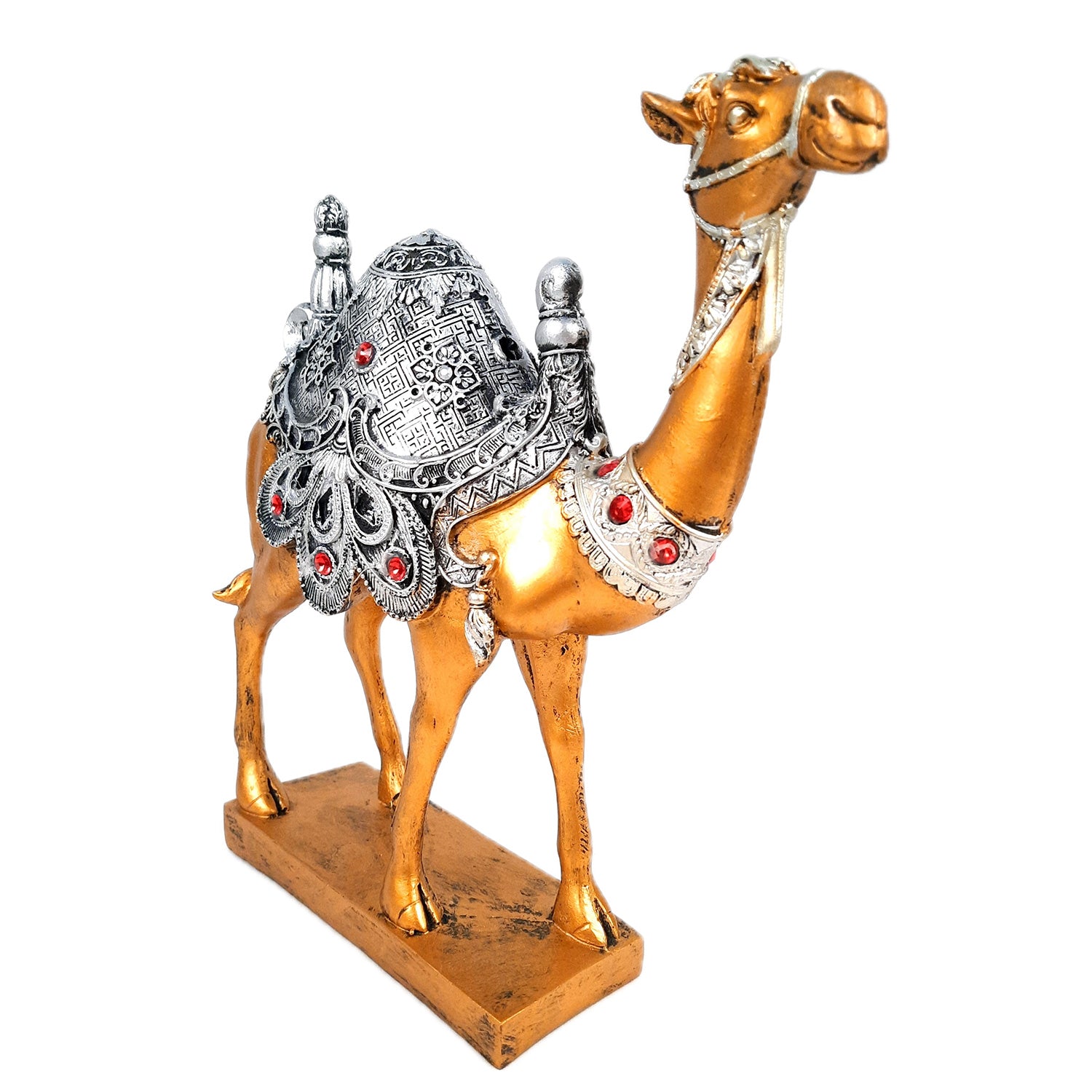 Camel Showpiece | Decorative Camel Statue for Home Decor & Vastu | Animal Figurine for Living Room, Table & Gifting - 9 Inch - Apkamart