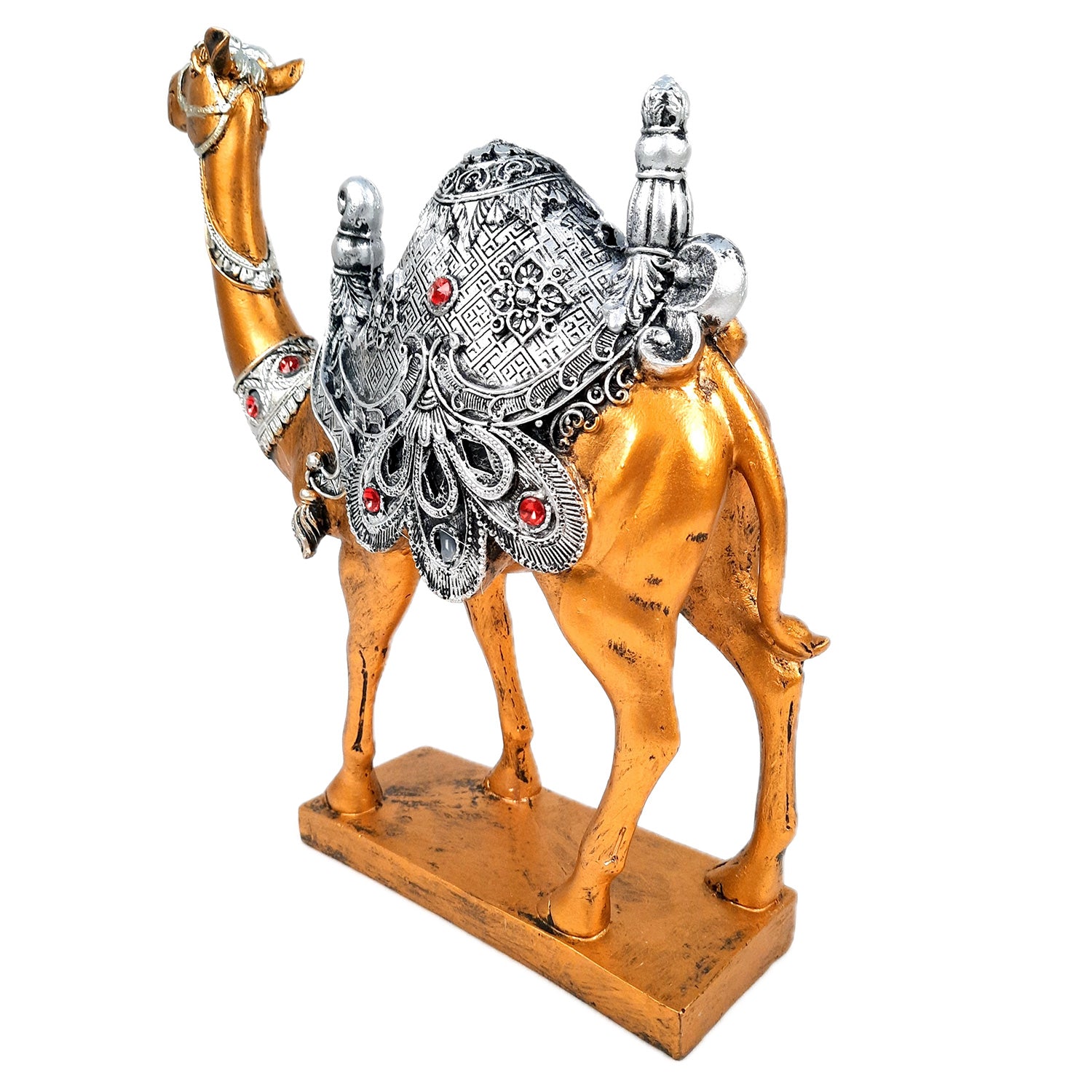 Camel Showpiece | Decorative Camel Statue for Home Decor & Vastu | Animal Figurine for Living Room, Table & Gifting - 9 Inch - Apkamart