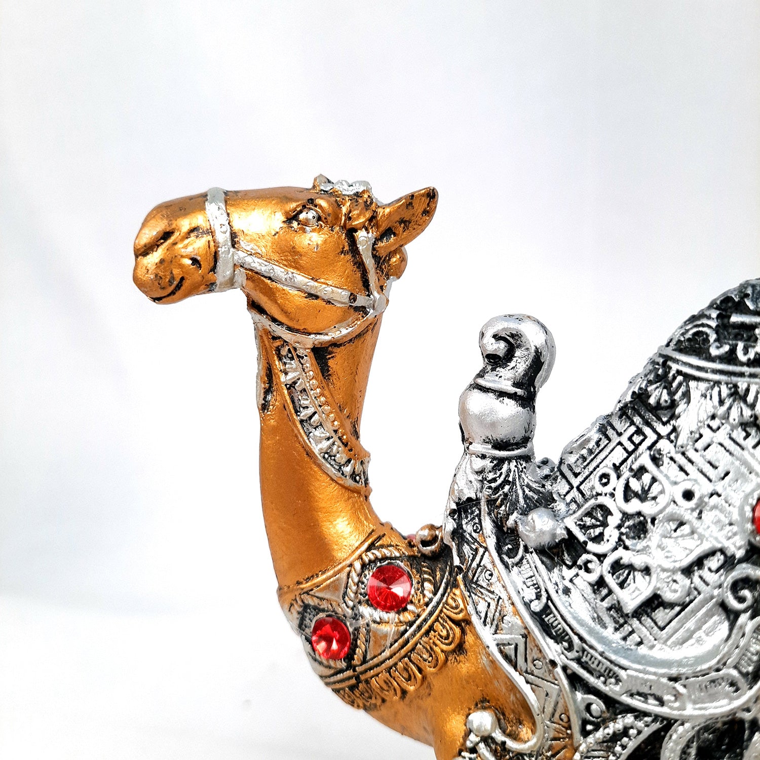 Camel Showpiece | Decorative Camel Statue for Home Decor & Vastu | Animal Figurine for Living Room, Table & Gifting - 9 Inch - Apkamart