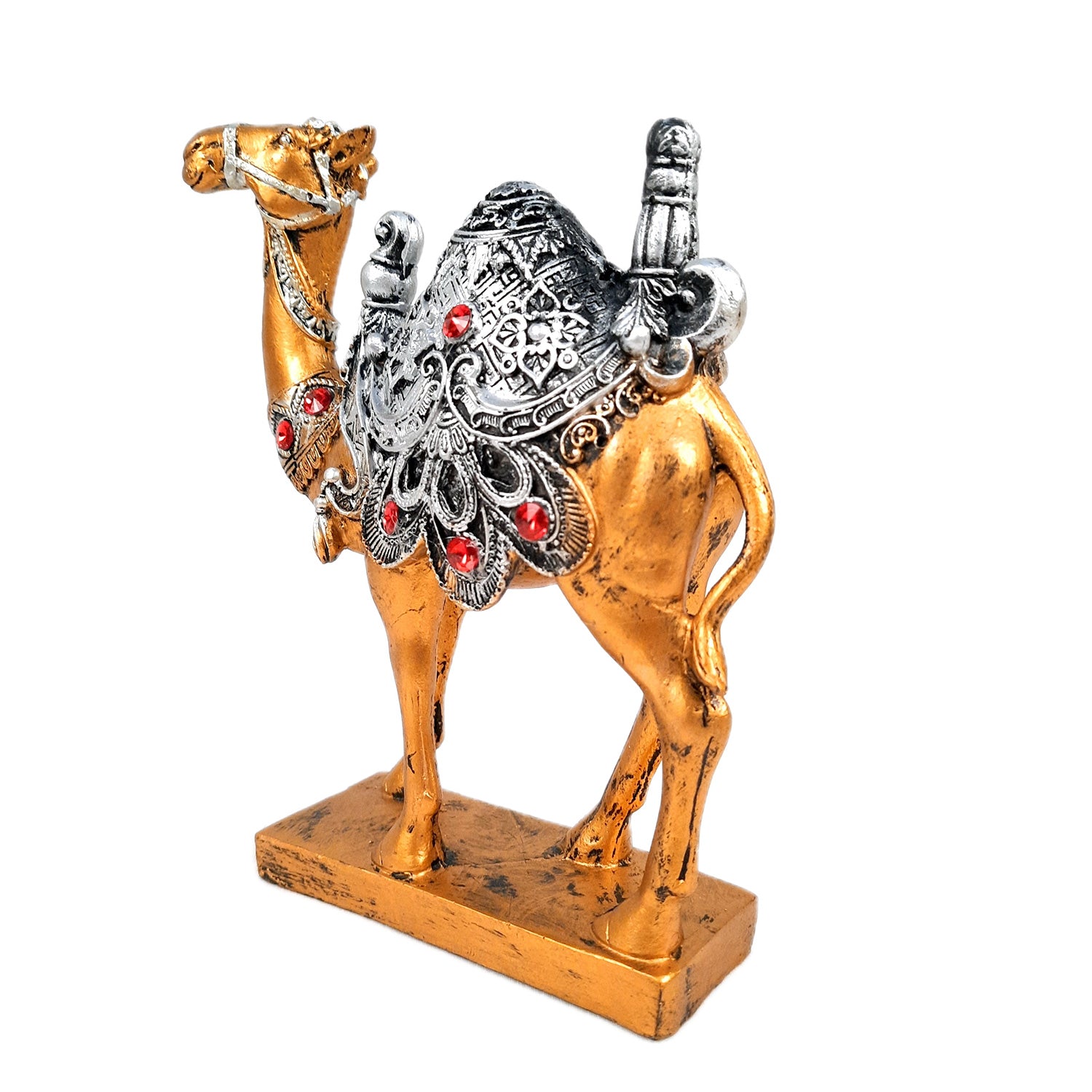 Camel Showpiece | Decorative Camel Statue for Home Decor & Vastu | Animal Figurine for Living Room, Table & Gifting - 9 Inch - Apkamart