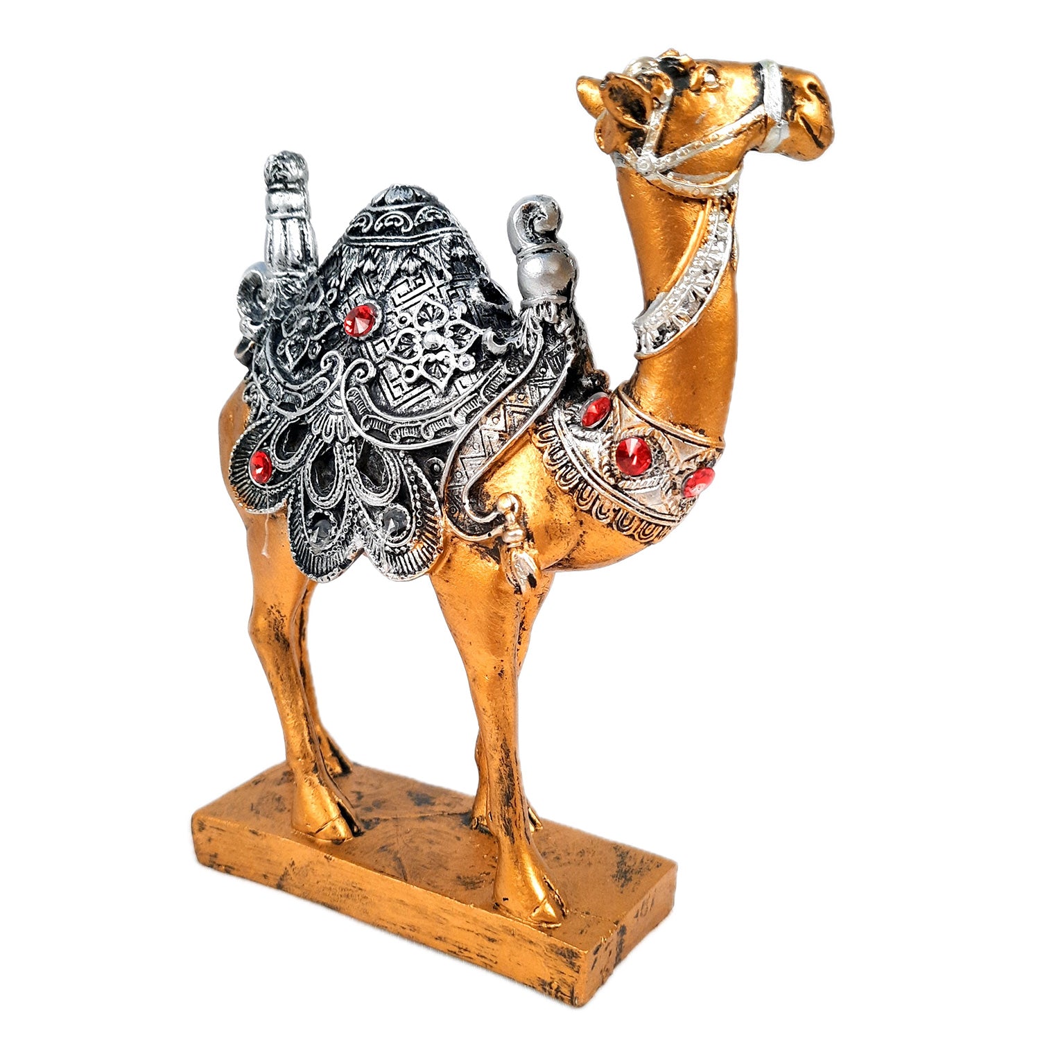 Camel Showpiece | Decorative Camel Statue for Home Decor & Vastu | Animal Figurine for Living Room, Table & Gifting - 9 Inch - Apkamart