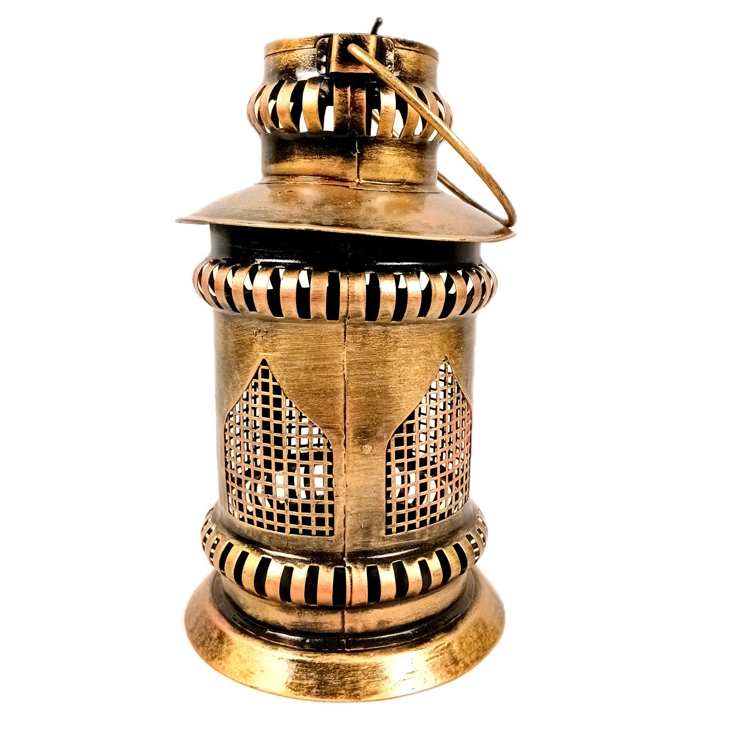 Lantern Candle Holder Hanging | TeaLight Holders - For Home, Table, Living Room, Dining room, Bedroom Decor | For Diwali Decoration & Gifts - 17 Inch - Apkamart