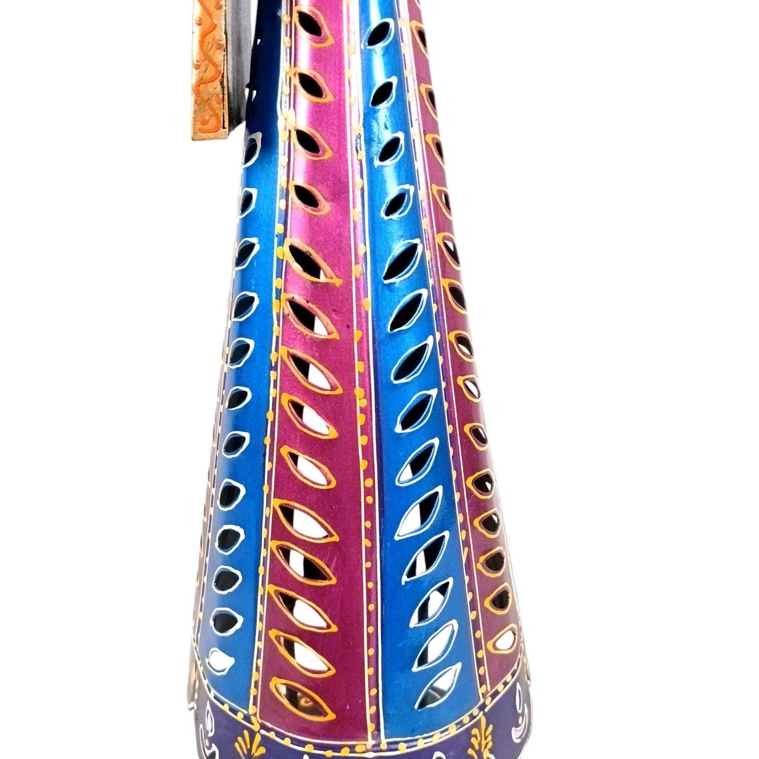 Ladies Showpiece Candle Holder Set | Decorative Metal Tealight Holder Figurines for Home Decor, Living Room, Bedroom & Gifting - 27 Inch (Set Of 2) - Apkamart