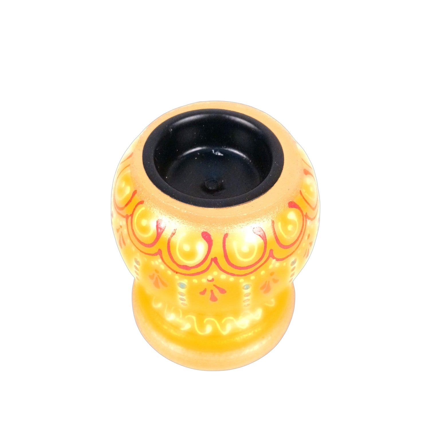 Handmade Candle Holder | Decorative Candle Stand for Home Decor, Living Room, Festive & Diwali Decoration | Tea Light Holder for Gifts & Table Centerpiece - 4 Inch - Apkamart