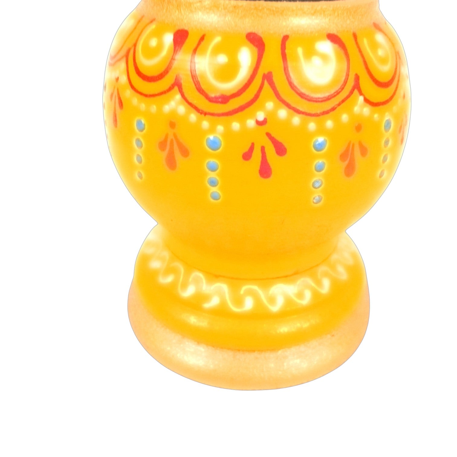 Handmade Candle Holder | Decorative Candle Stand for Home Decor, Living Room, Festive & Diwali Decoration | Tea Light Holder for Gifts & Table Centerpiece - 4 Inch - Apkamart