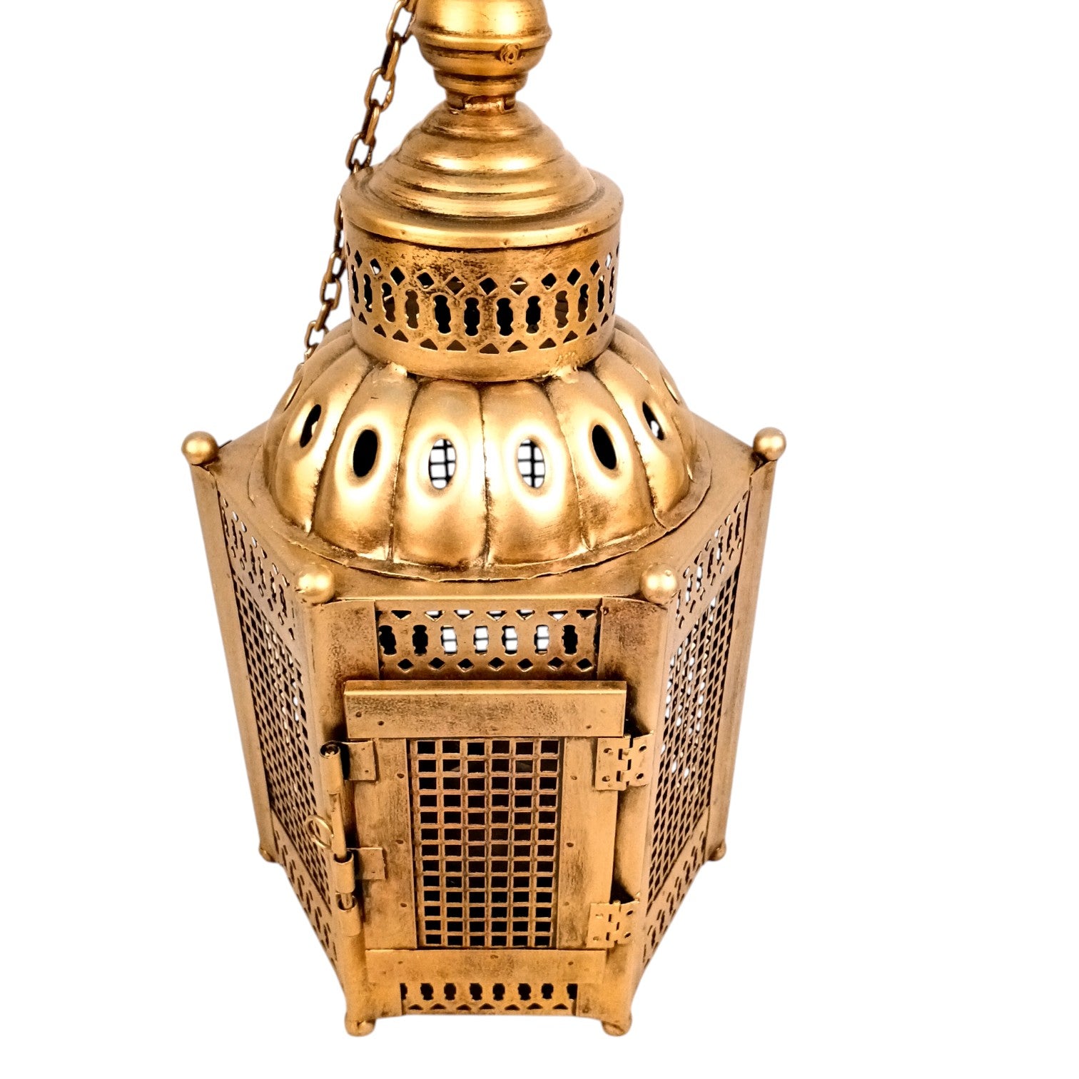 Tealight Holder with Carvings | Decorative Hanging Candle Holder for Home Decor, Living Room & Festive Decoration | Wall Hanging Tealight Holder - 30 Inch - Apkamart