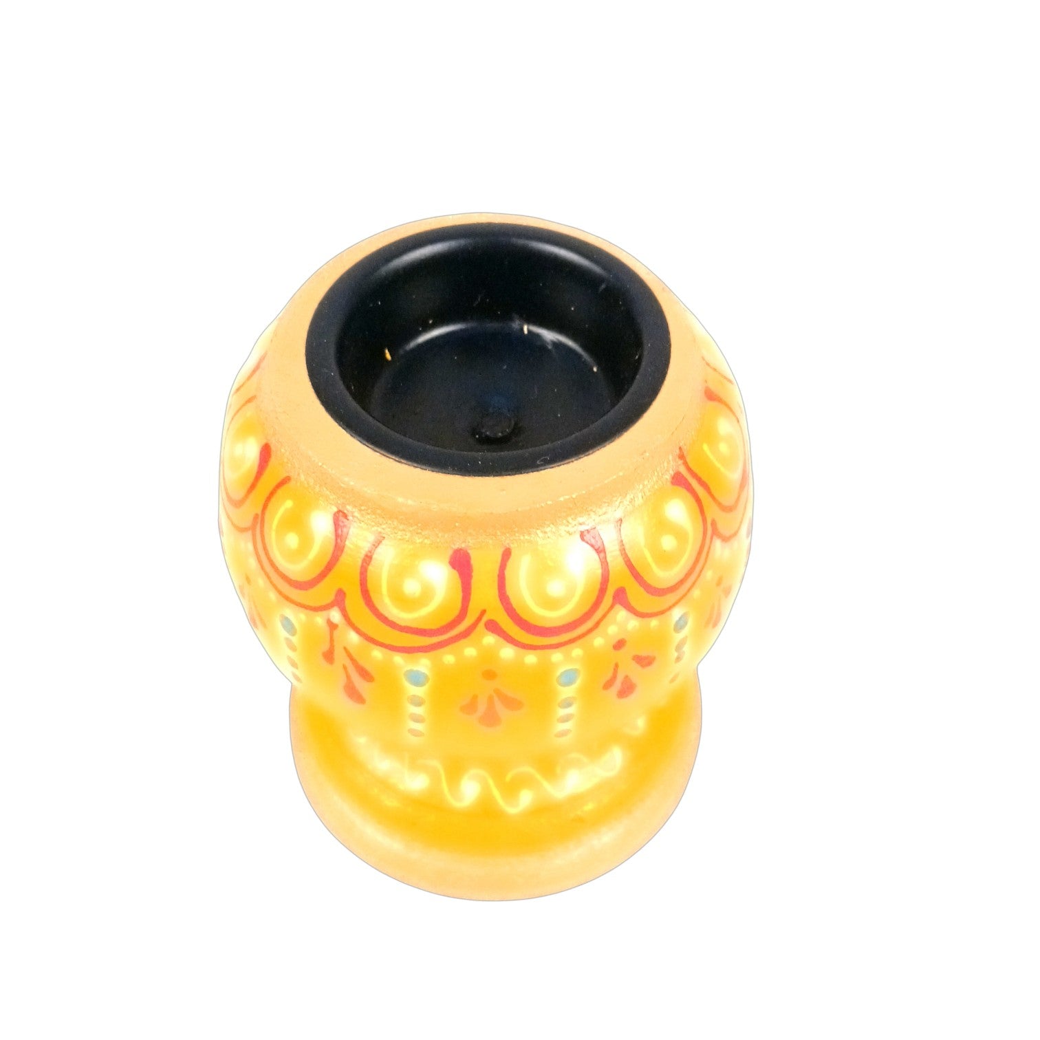 Handmade Candle Holder | Decorative Candle Stand for Home Decor, Living Room, Festive & Diwali Decoration | Tea Light Holder for Gifts & Table Centerpiece - 4 Inch - Apkamart