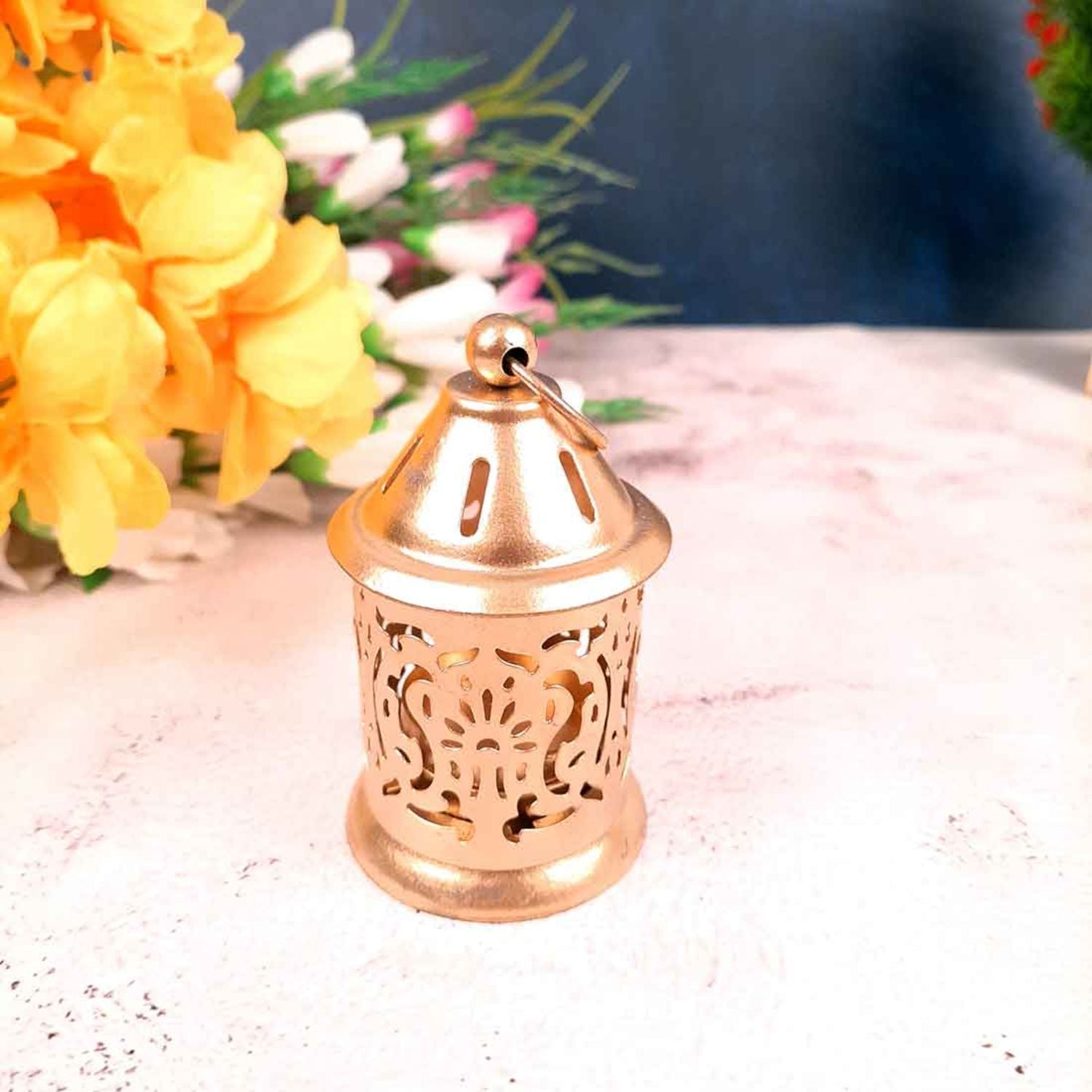 Candle Holder Stands Hanging | Hanging Tealight Holder |Hanging Lantern Lamps for Living Room, Balcony, Room, Garden Decoration - 5 Inch - Apkamart