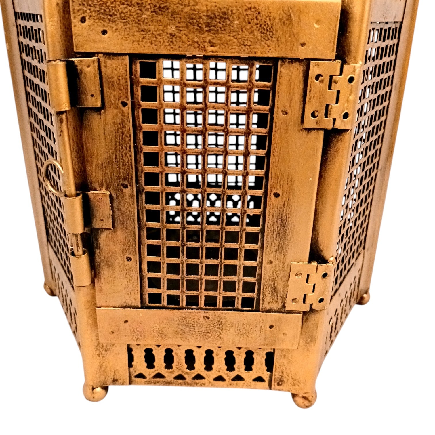 Tealight Holder with Carvings | Decorative Hanging Candle Holder for Home Decor, Living Room & Festive Decoration | Wall Hanging Tealight Holder - 30 Inch - Apkamart