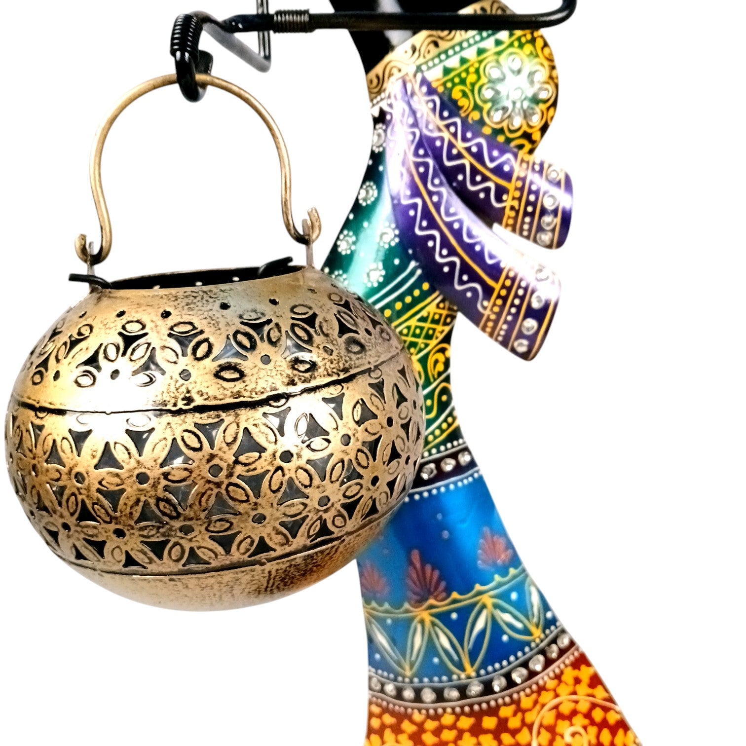 Candle Holder Set | Decorative Tealight Holders for Home Decor | Metal Candle Stand for Living Room, Bedroom, Dining Table & Gifting - 30 Inch (Set Of 2) - Apkamart