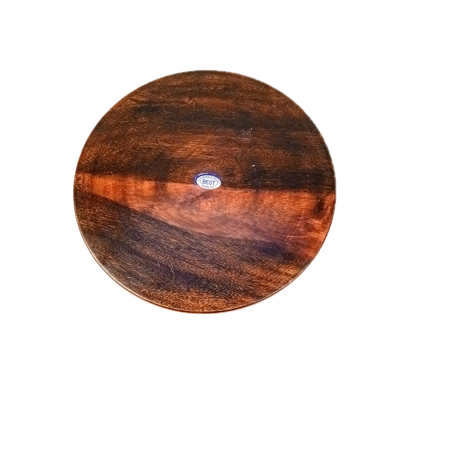 Wooden Chakla Belan Set | Premium Solid Sheesham Wood Roti Rolling Board and Rolling Pin | Round Polpat-Roti Roller - for Home & Kitchen - 10 Inch (Pack Of 2) - Apkamart