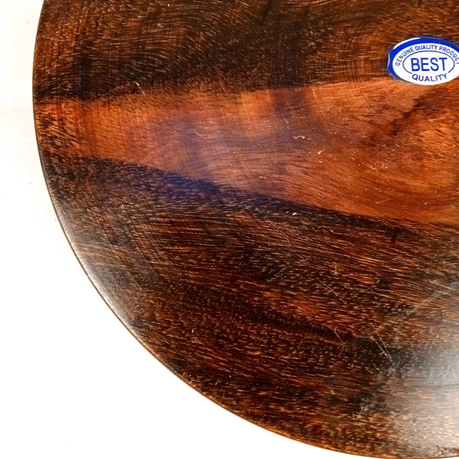 Wooden Chakla / Premium Sheesham Wood Rolling Board | Roti Roller | Pastryboard | Chapati Maker | Round Polpat-Roti Roller - for Home & Kitchen - 10 Inch - Apkamart