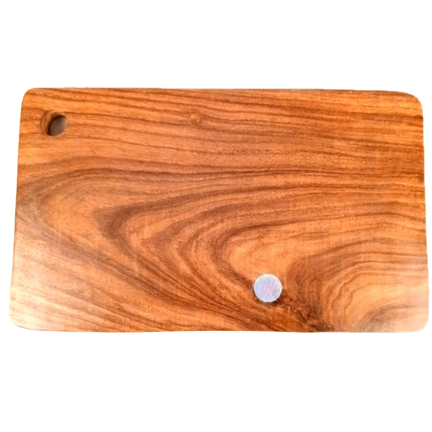 Wooden Chopping Cutting Board for Kitchen Vegetables, Fruits & Cheese | Serving Board, Platter | Reversible Cutting Board - 15 Inch - Apkamart