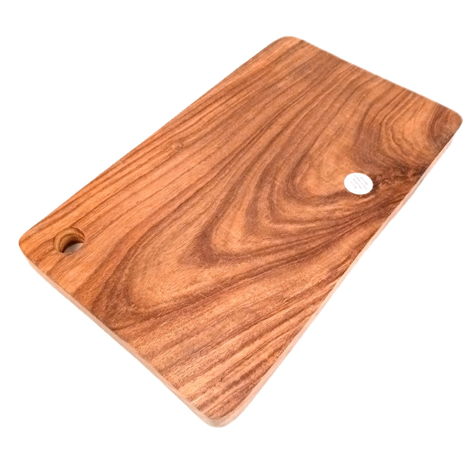 Wooden Chopping Cutting Board for Kitchen Vegetables, Fruits & Cheese | Serving Board, Platter | Reversible Cutting Board - 15 Inch - Apkamart