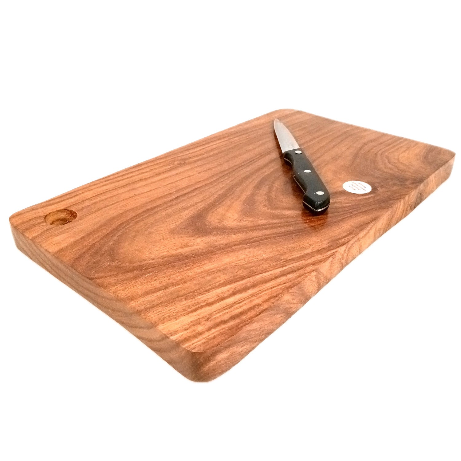 Wooden Chopping Cutting Board for Kitchen Vegetables, Fruits & Cheese | Serving Board, Platter | Reversible Cutting Board - 15 Inch - Apkamart