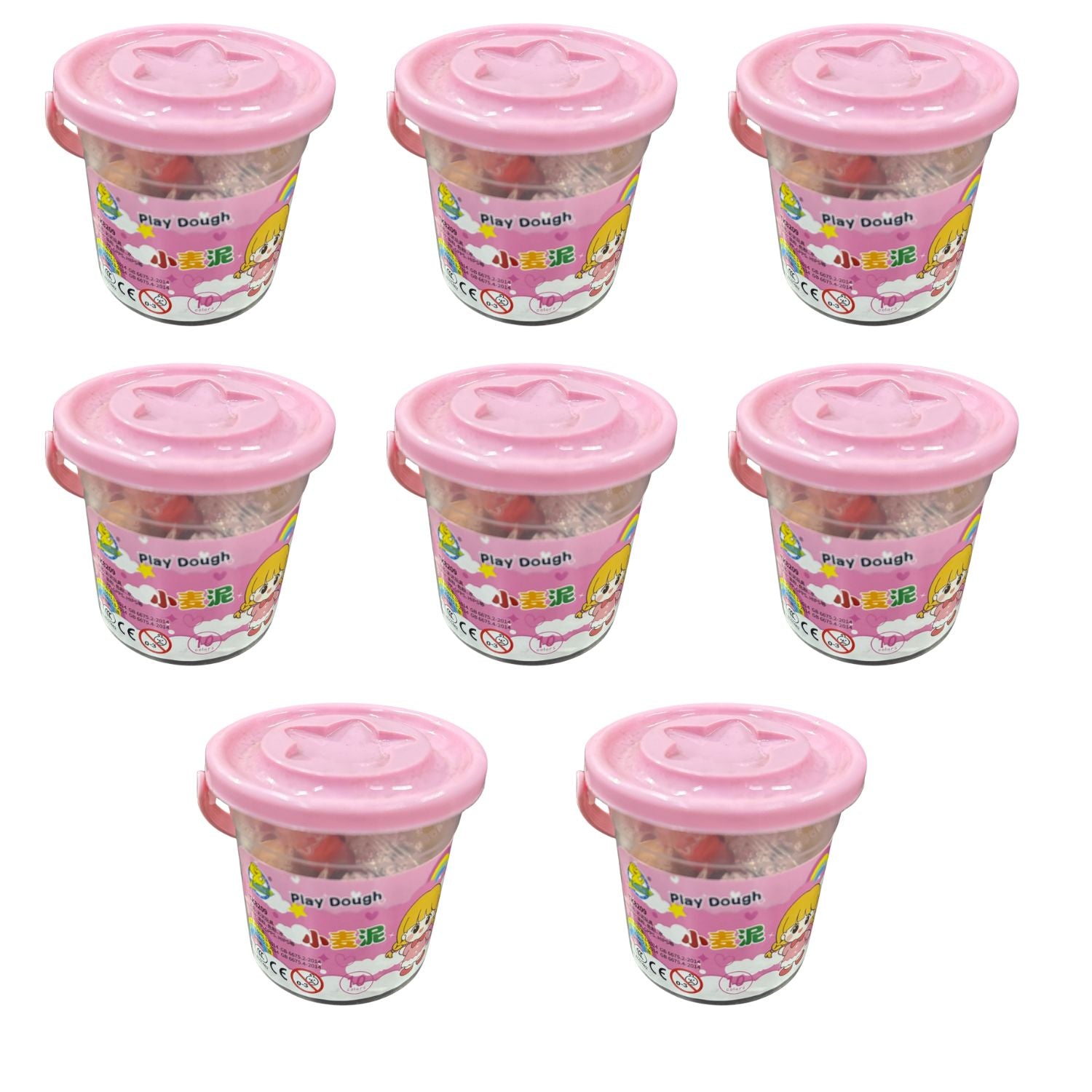 Colorful Clay for Kids Non-Toxic Modeling Clay for Crafts Creative Clay Toy for Children Fun Clay Set Perfect Return Gift for School Projects - Apkamart #Style_Pack Of 8