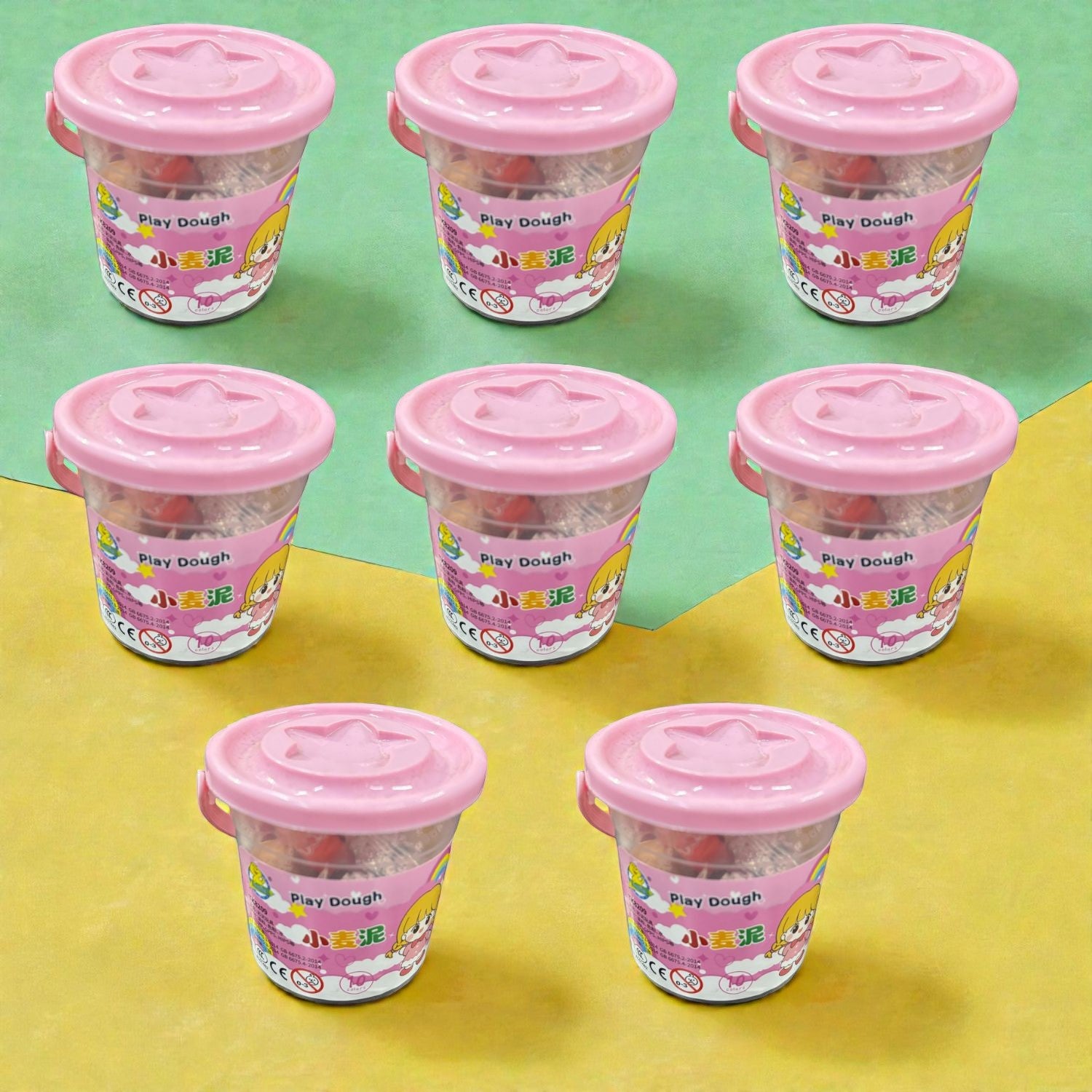 Colorful Clay for Kids Non-Toxic Modeling Clay for Crafts Creative Clay Toy for Children Fun Clay Set Perfect Return Gift for School Projects - Apkamart #Style_Pack Of 8