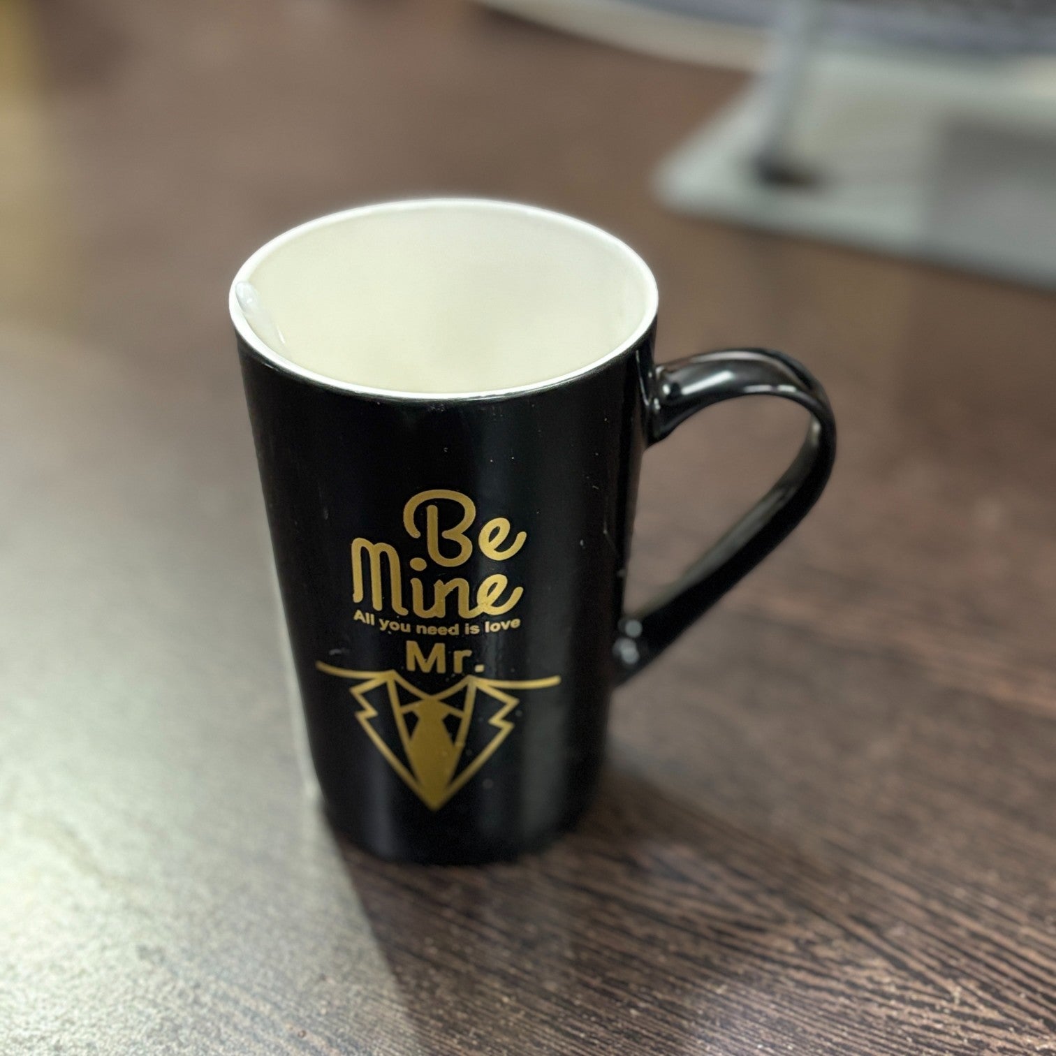 Coffee Mug With Spoon | Be Mine Design Tea Cup & Mug for Best Friend, Girls, Boys, Friends | Perfect Birthday, Anniversary & Valentine’s Day Gift - 400ml - Apkamart