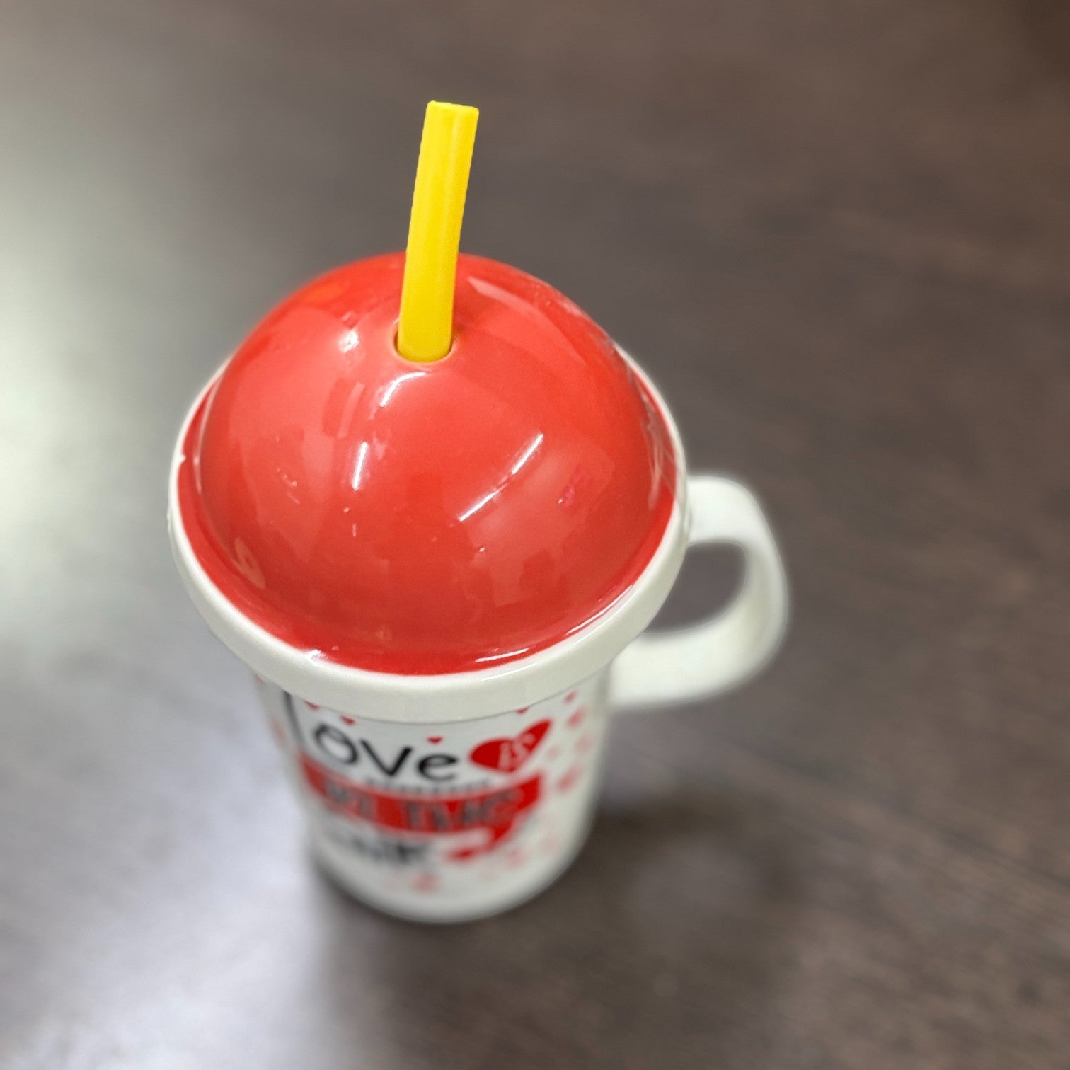 Coffee Mug with Straw | Stylish Ceramic Cup for Coffee, Milk & Juice | Modern Reusable Mug for Home, Office, Cafe | Eco-Friendly & Elegant Drinkware - 350ml - Apkamart