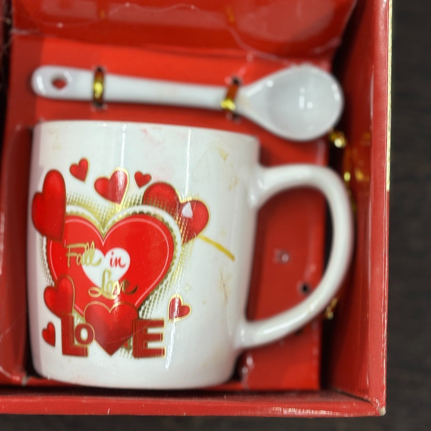 Coffee Mug, Teddy & Red Roses Combo | Valentine Gift Set for Girlfriend, Wife & Loved Ones | Romantic Gift Combo for Birthday, Anniversary & Special Occasions - 9 Inch - Apkamart