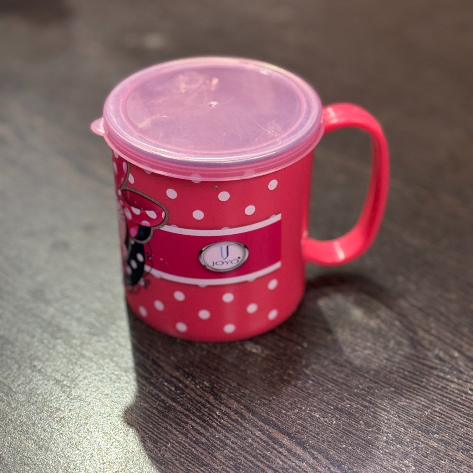 Coffee Mug | Cute Plastic Mug for Milk, Water & Shakes | Steel for Kids | Reusable Drinking Cup for School, Home, Birthday & Return Gifts - 300ml - Apkamart