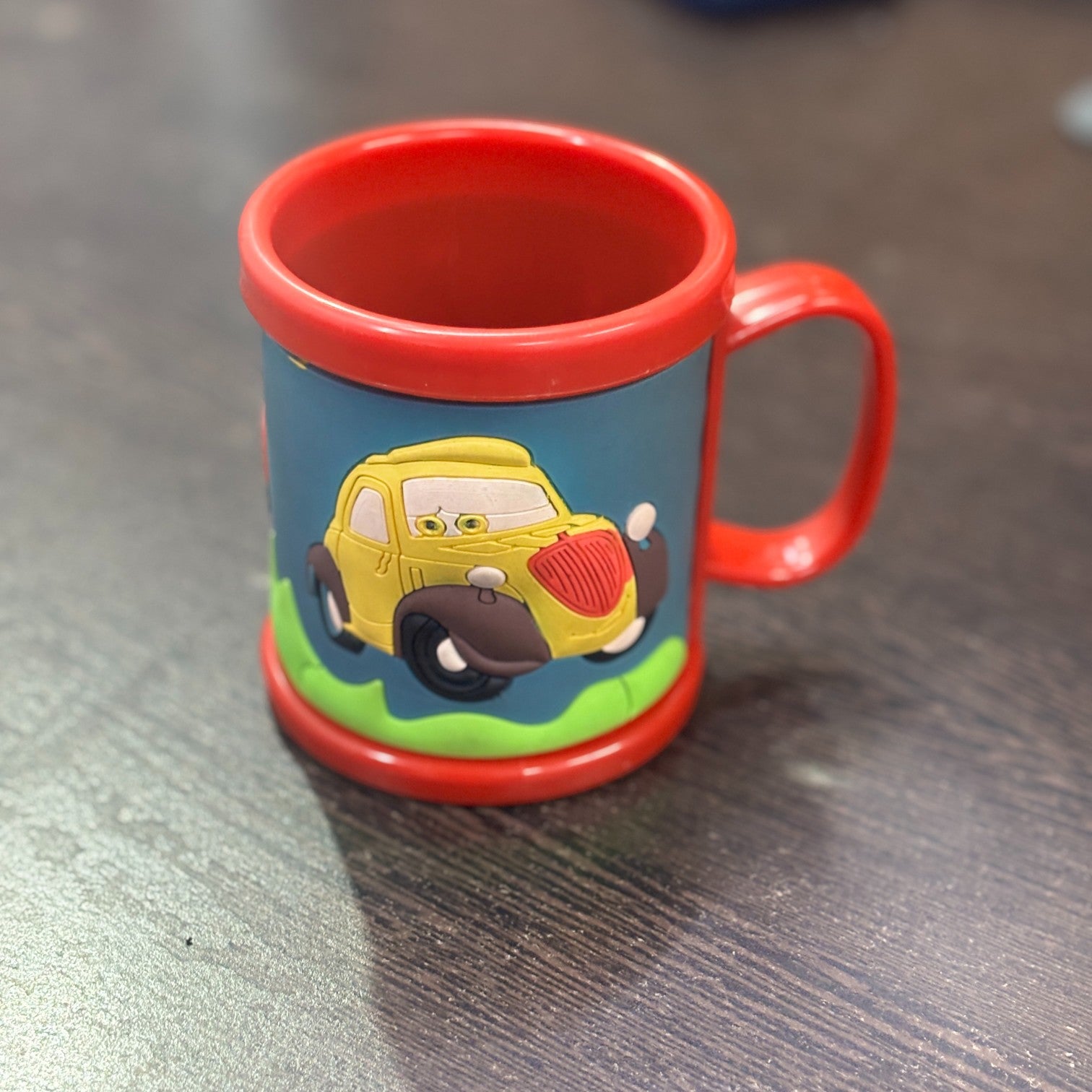 Coffee Mug | Cute Car Design Mug for Milk, Water & Shakes | Cartoon Design Mug for Kids | Reusable Drinking Cup for School, Home, Birthday & Return Gifts - 300ml - Apkamart