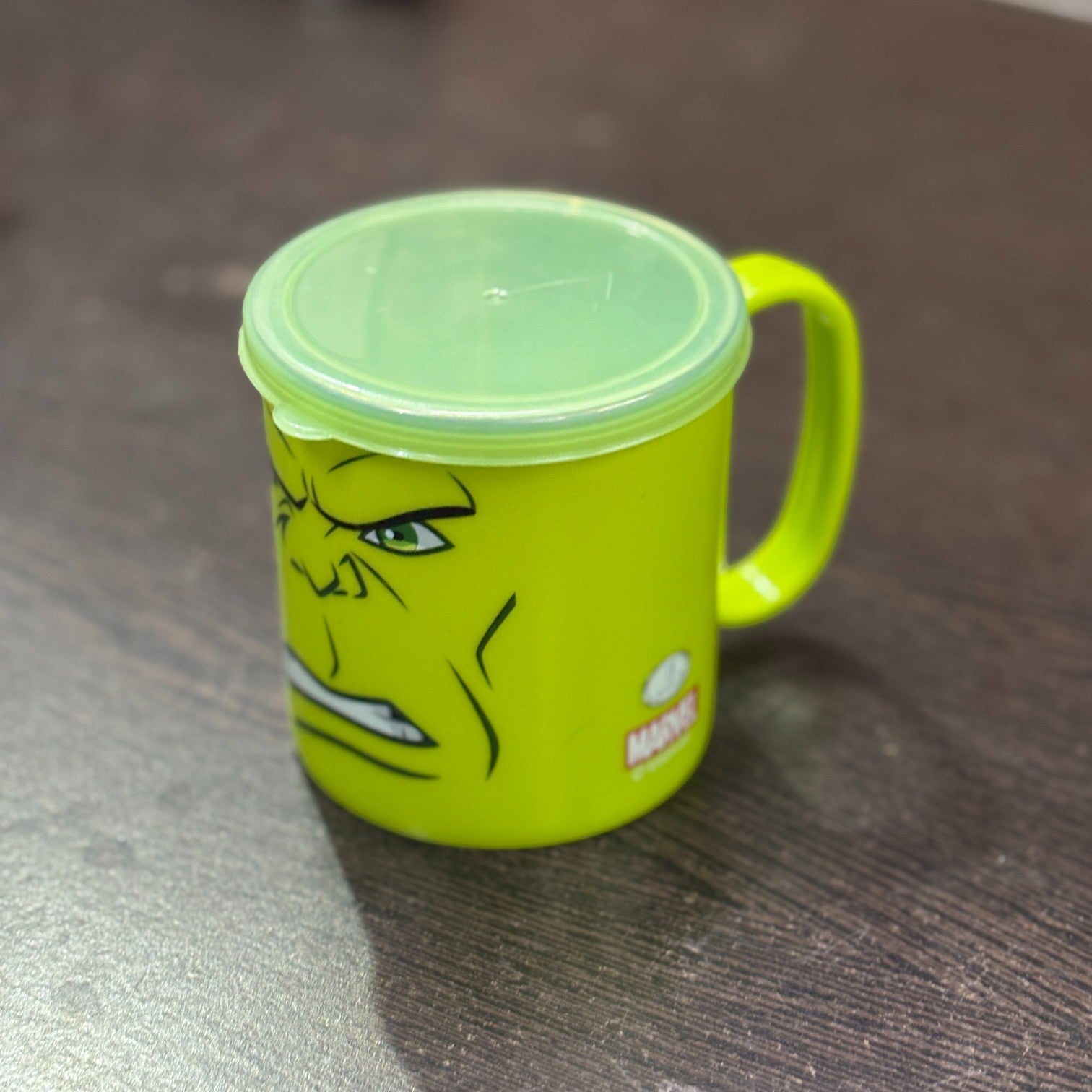 Coffee Mug With Lid | Cute Plastic Mug for Milk & Shakes | Cartoon Design Mug for Kids | Reusable Drinking Cup for School, Home, Birthday & Return Gifts - 300ml - Apkamart