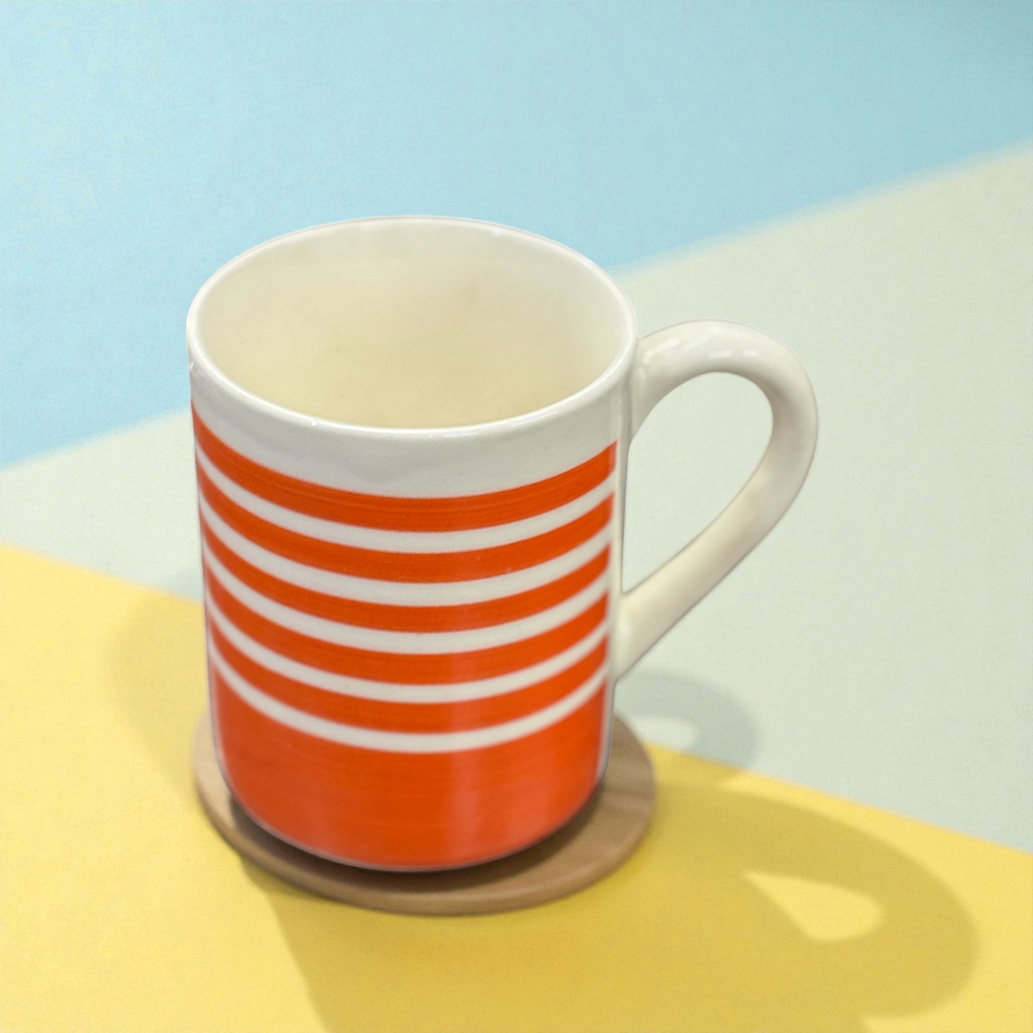 Ceramic Coffee Mug | Premium Handcrafted Mug for Tea, Coffee & Milk | Stylish & Durable Ceramic Cup for Office, Home & Gifting - 350ml - Apkamart