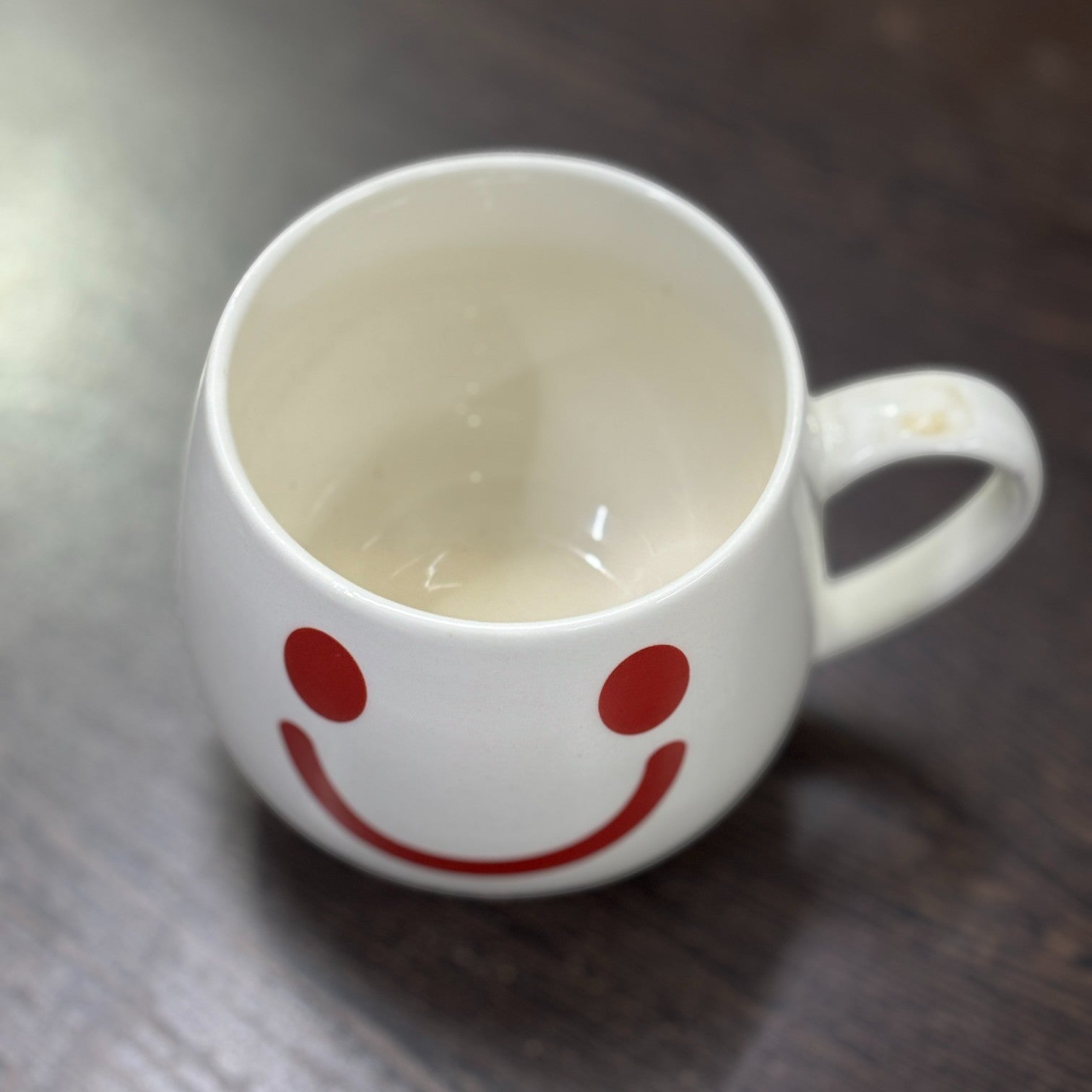 Ceramic Coffee Mug | Smile Design | Premium Handcrafted Mug for Tea, Coffee & Milk | Stylish & Durable Ceramic Cup for Office, Home & Gifting - 350ml - Apkamart