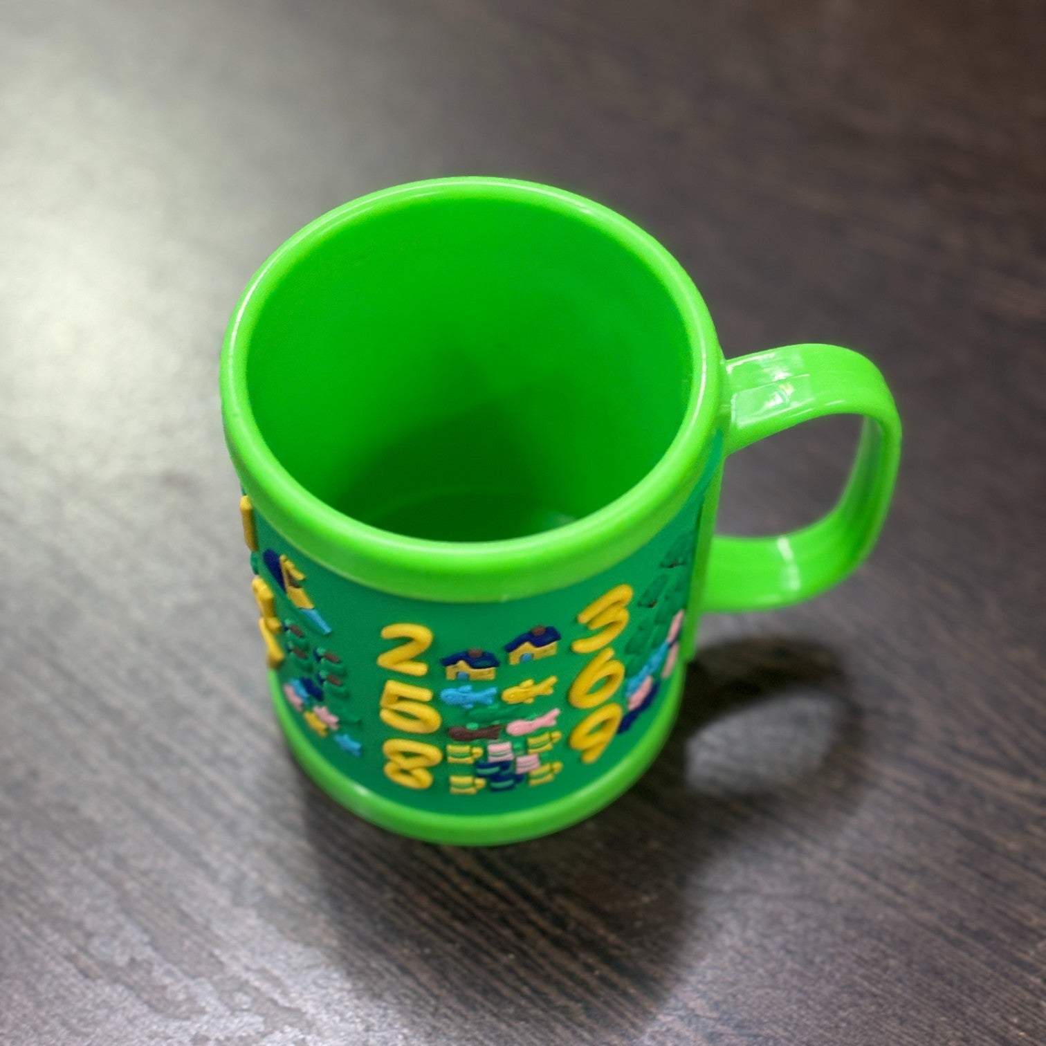 Coffee Mug | Cute Number Design Mug for Milk & Shakes | Cartoon Design Mug for Kids | Reusable Drinking Cup for School, Home, Birthday & Return Gifts - 300ml - Apkamart