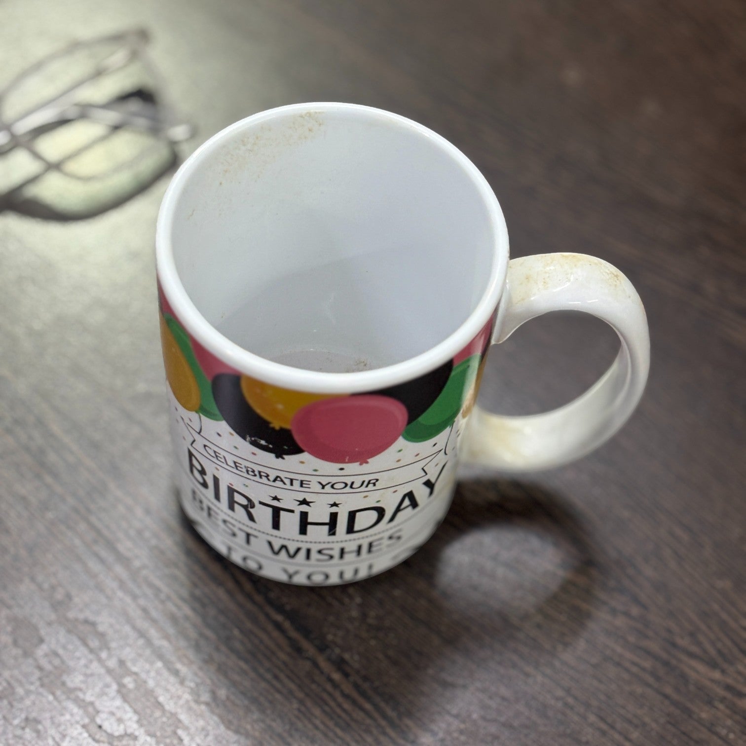 Ceramic Coffee Mug | Birthday Whises | Premium Handcrafted Mug for Tea, Coffee & Milk | Stylish & Durable Ceramic Cup for Office, Home & Gifting - 400ml - Apkamart